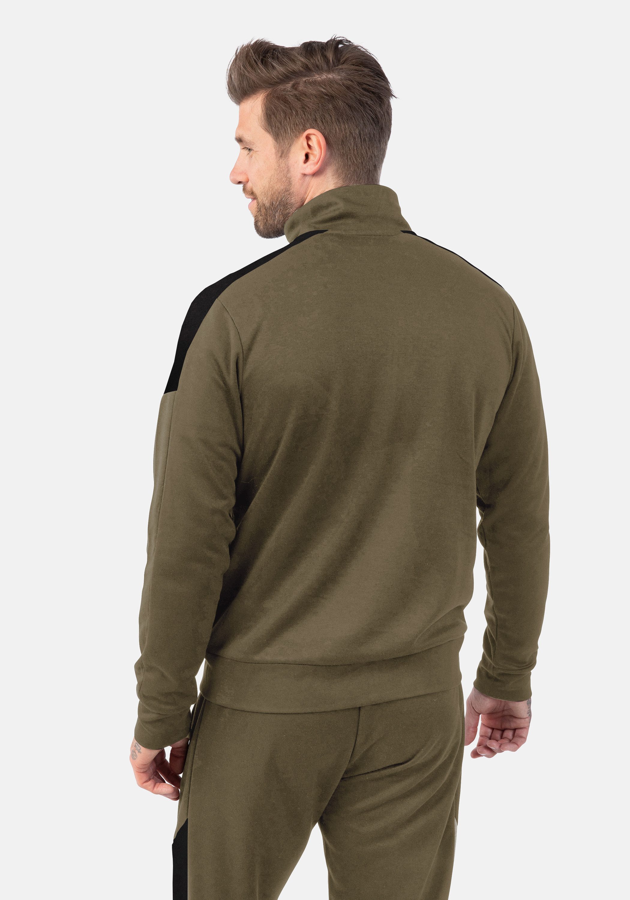 HERO by John Medoox Sweatjacke SPENCER Sweatjacke Regular Fit Jeans Soft Sweat Regularfit Casual Sweat für Herren