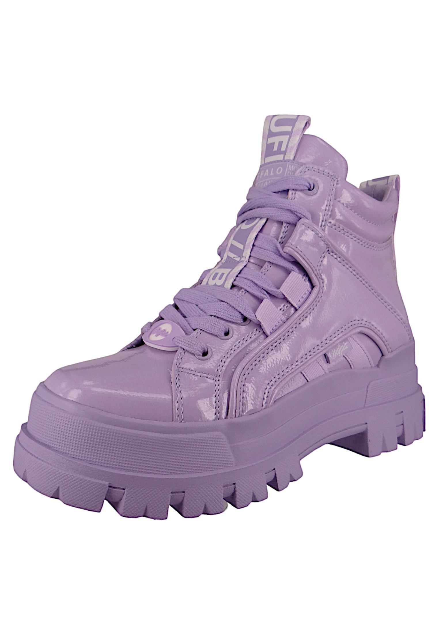 Buffalo Aspha Nc Mid Damen-Stiefel – Vegan, Mit Memory Foam, In Trendigen Pastellfarben