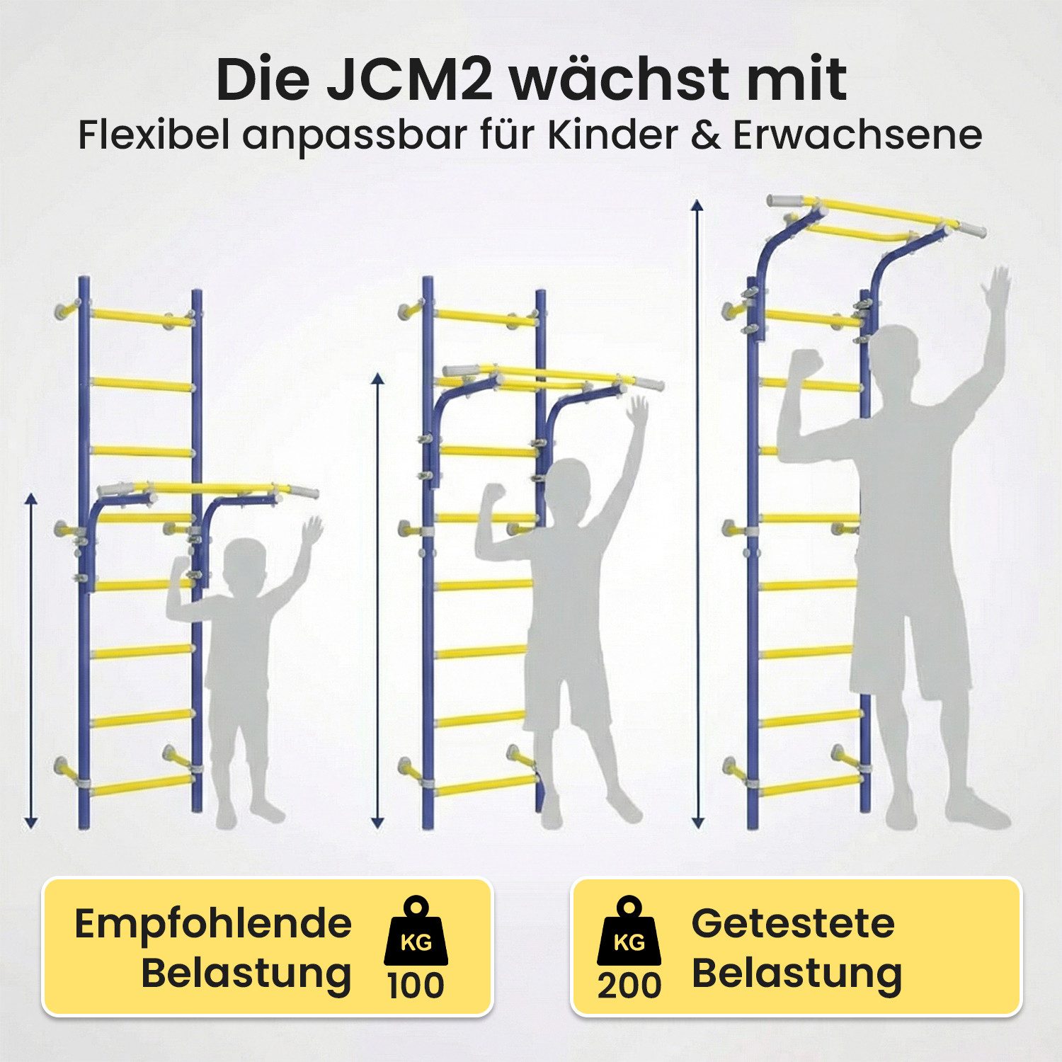 Jeflex Sprossenwand Sprossenwand ClimbMaxx M2