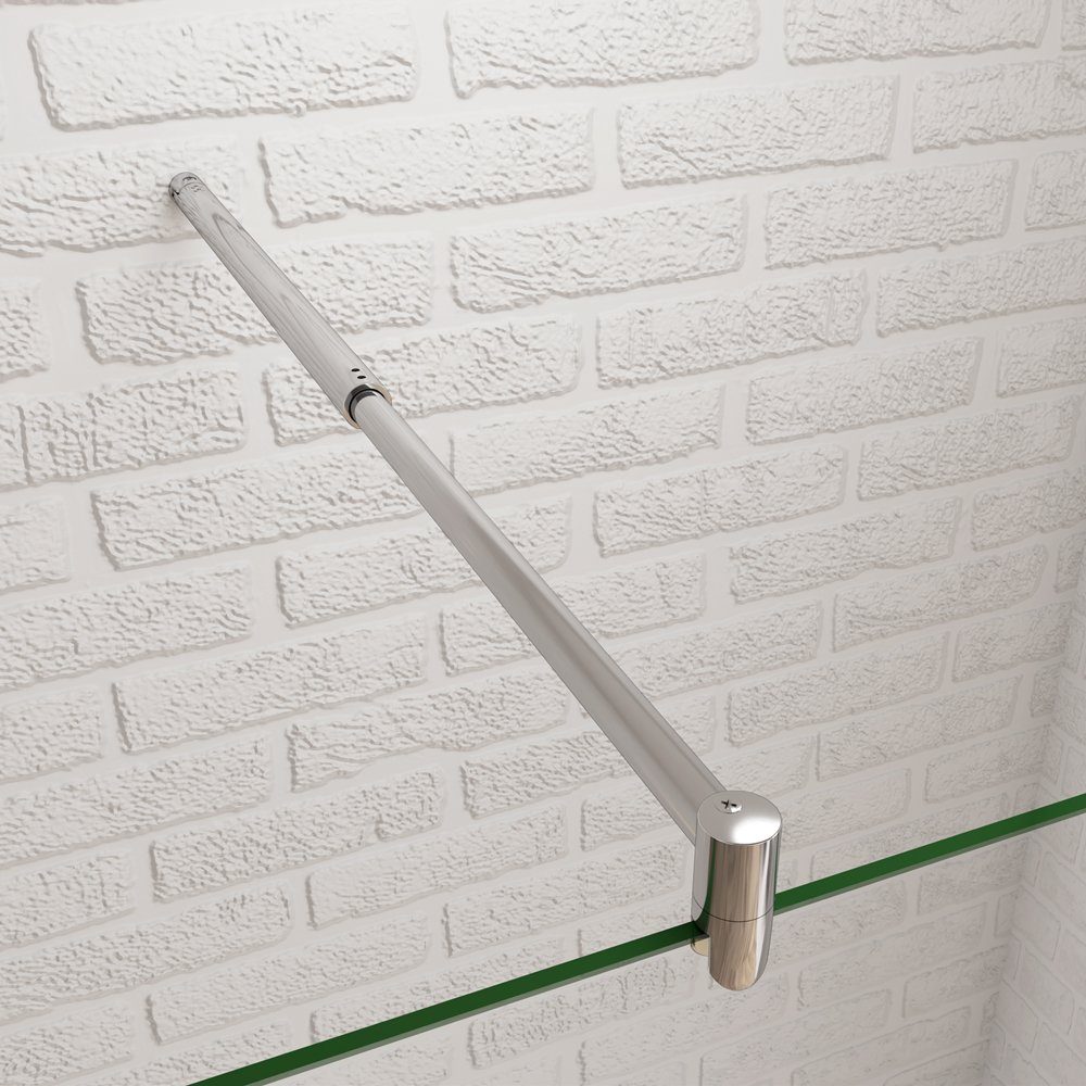 duschspa Duschwand 30-160cm 10mm Duschtrennwand Walk in Dusche Glaswand Duschwand, Einscheibensicherheitsglas, Sicherheitsglas, (Set), Glas – Bild 4 von 5