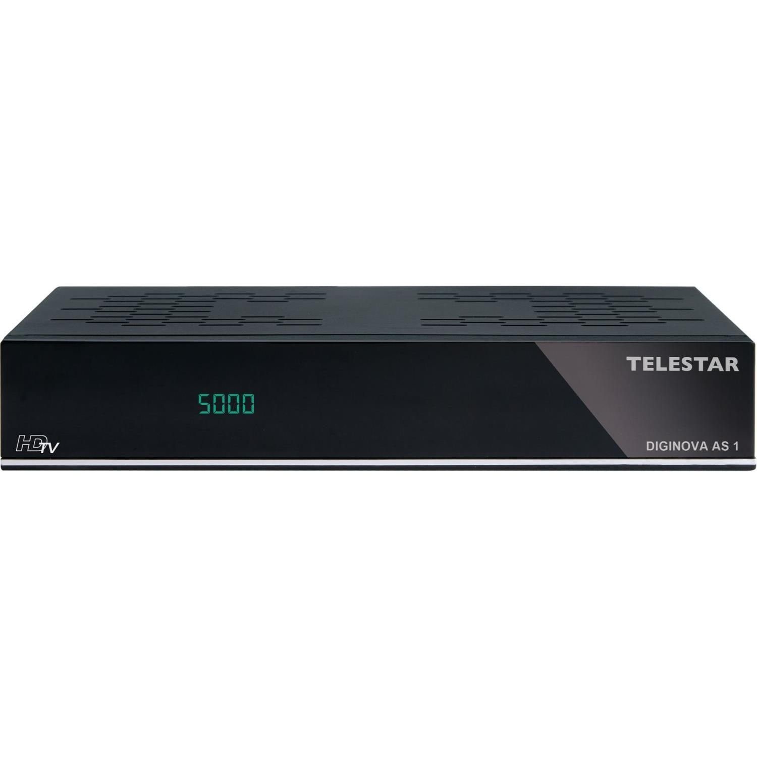 TELESTAR DIGINOVA AS 1 HDTV Satelliten-Receiver mit Irdeto Kartenleser Satellitenreceiver (Irdeto Entschlüsselung für ORF)