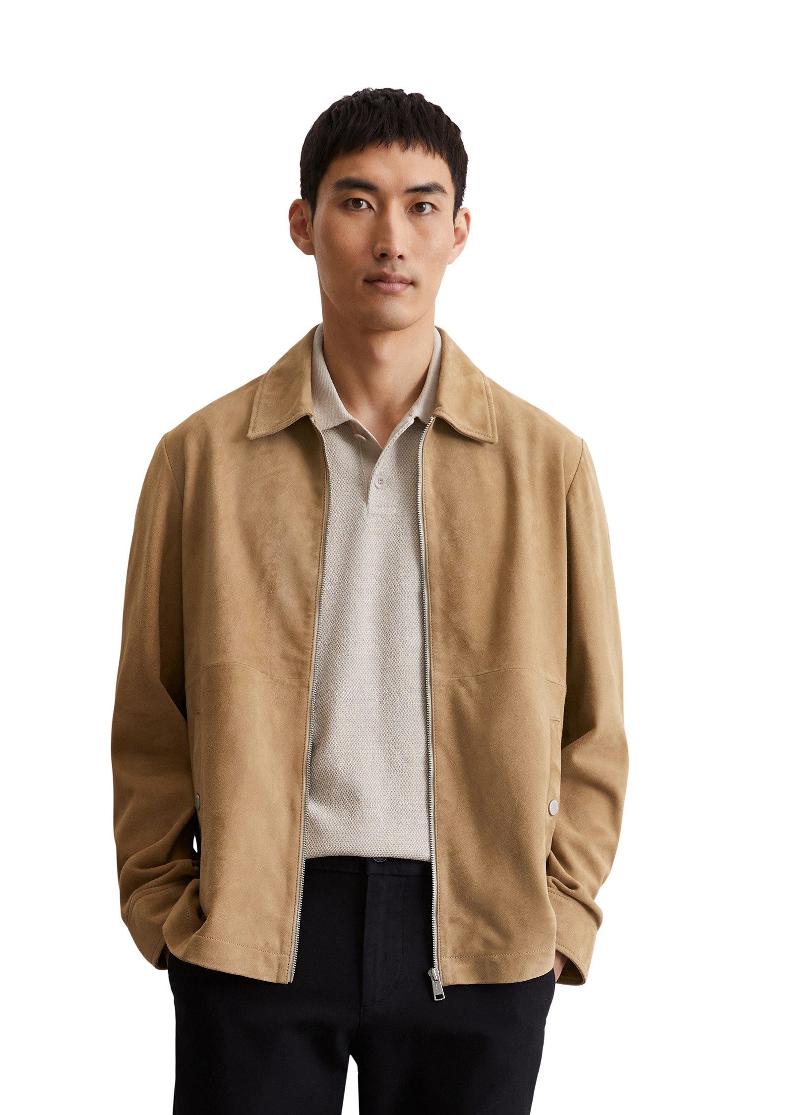 Marc O'Polo Lederjacke aus weichem Ziegenleder günstig online kaufen