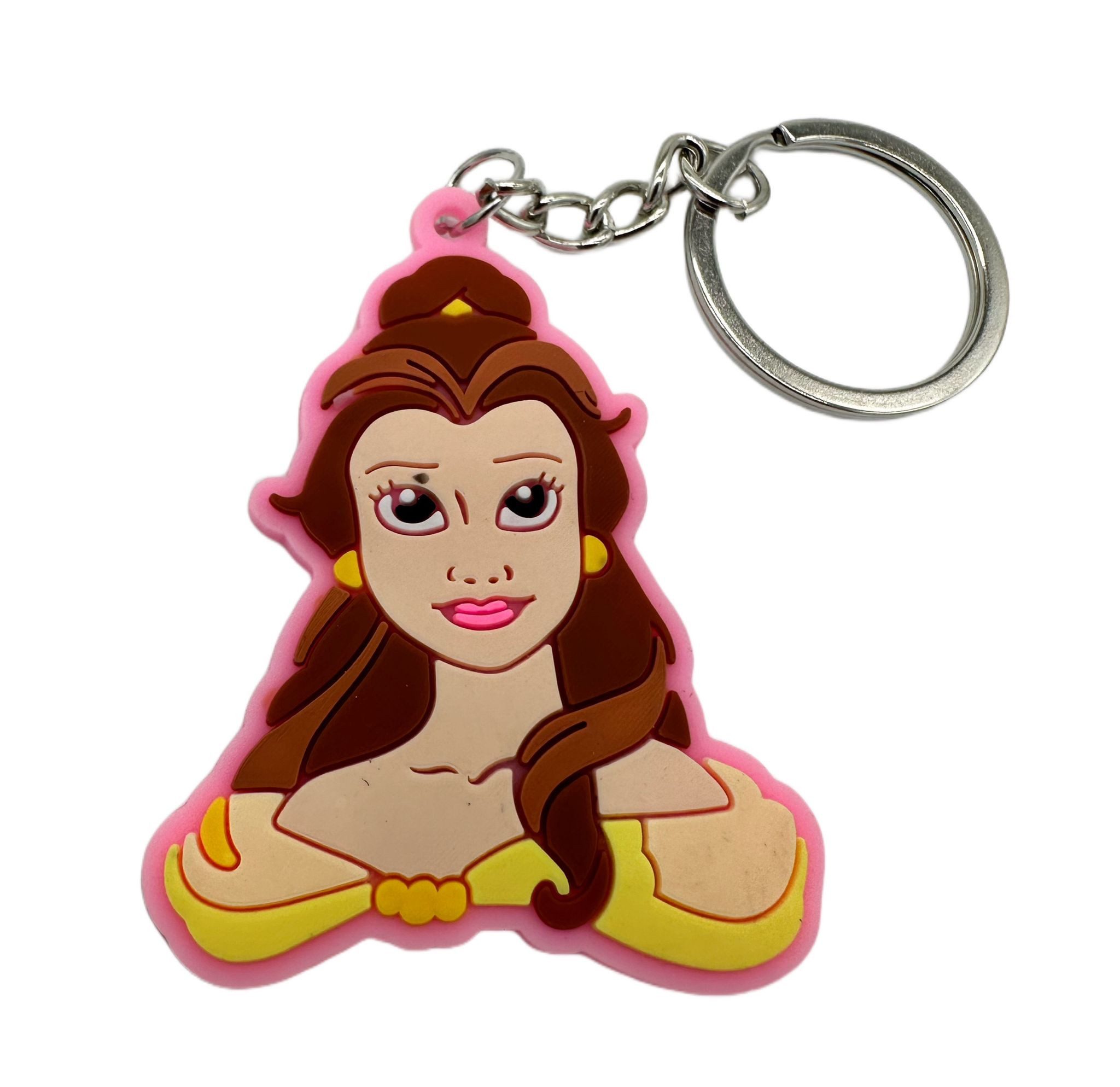 Disney Schlüsselanhänger Schlüsselanhänger Disney Belle Die Schöne und das Biest, Schlüsselanhänger Haustierschlüsselanhänger Geschenk Hund Frau Herren