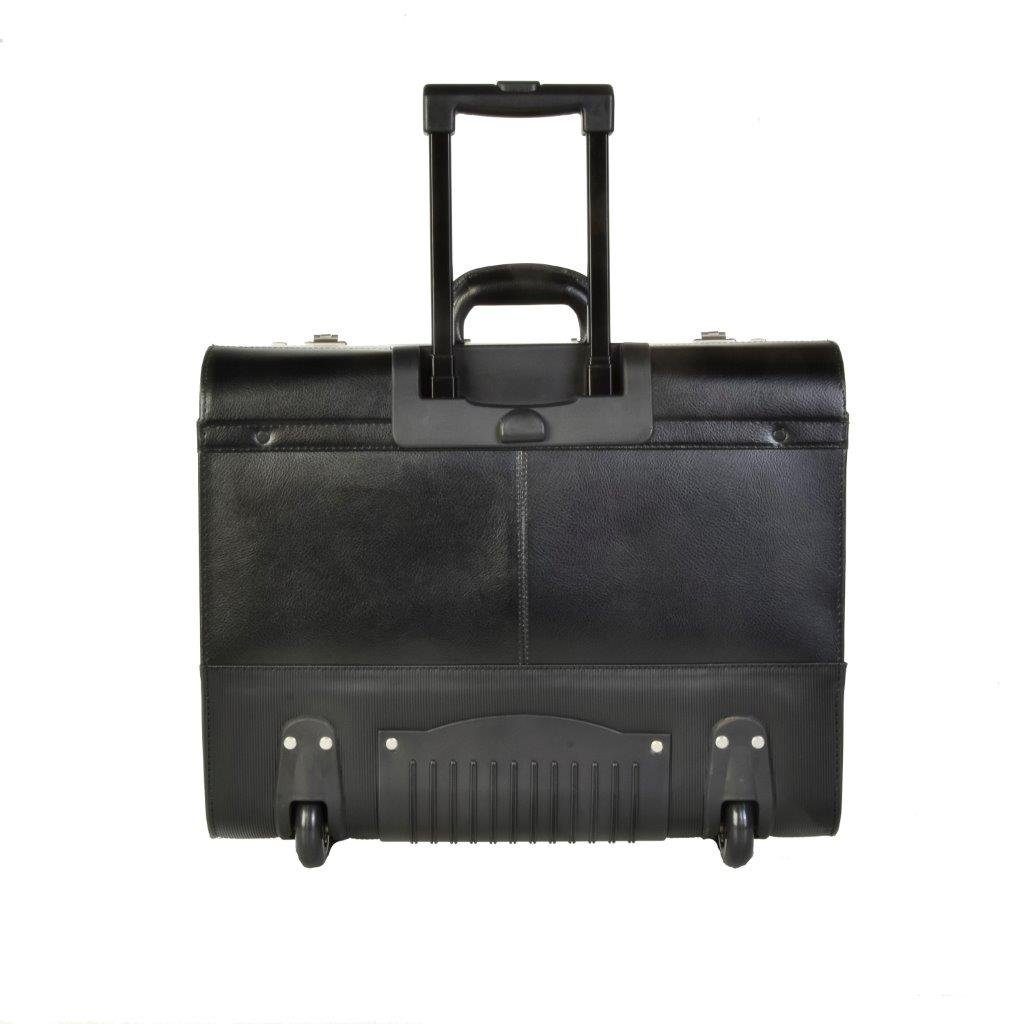 aus x - 27 40 Business-Trolley x Dermata Rindleder - schwarz cm 49,5 - Koffer