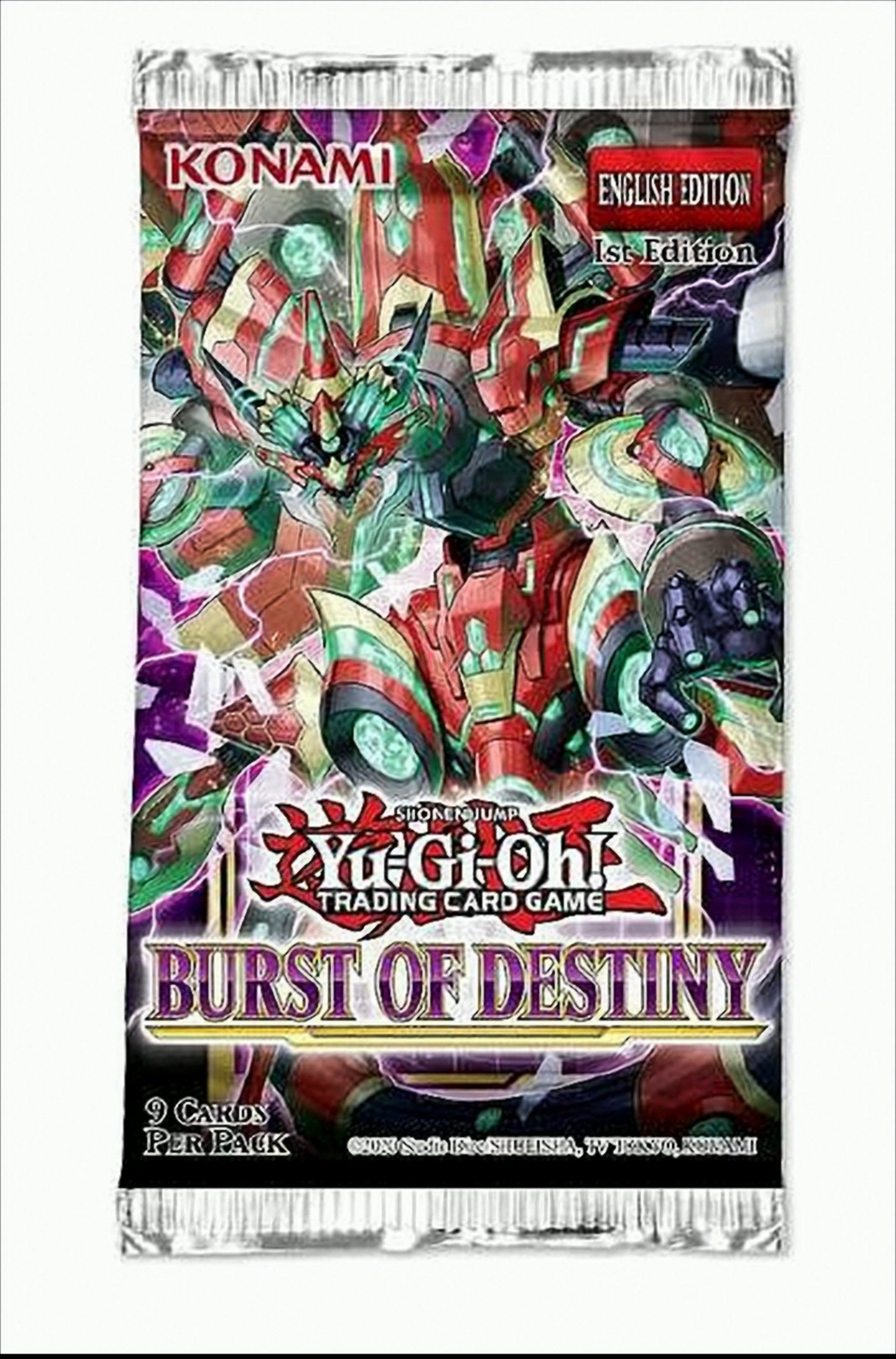 Konami Sammelkarte Yu-Gi-Oh! Burst of Destiny (Booster) Display Englisch