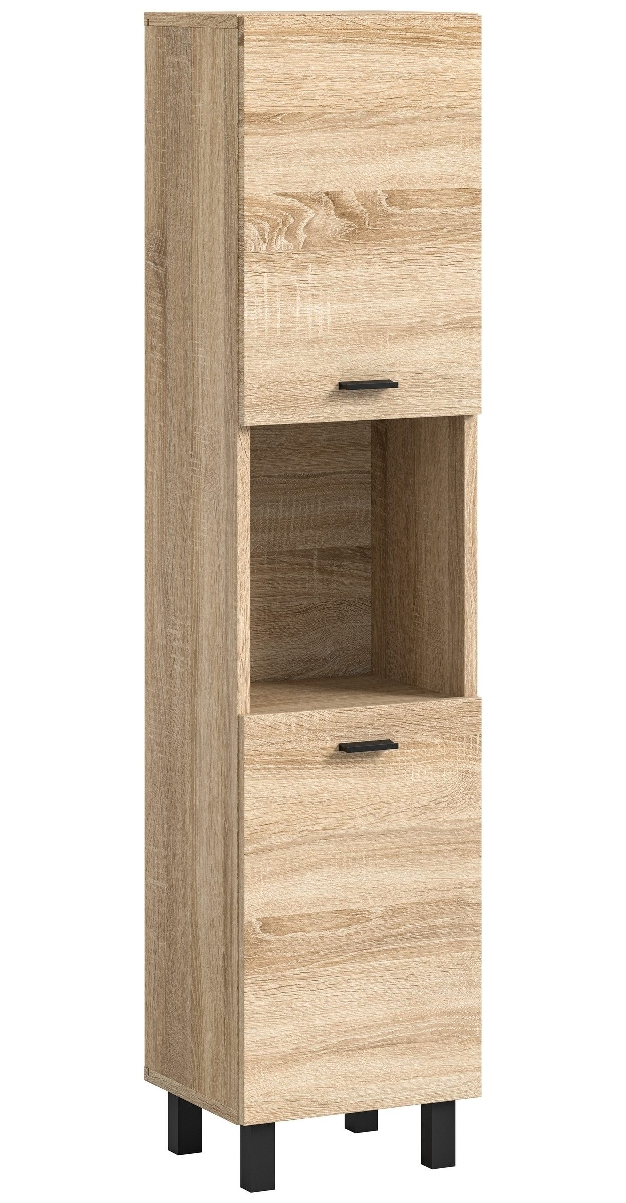 freiraum Hochschrank Boston in Eiche Sonoma - 30x125x29cm (BxHxT)