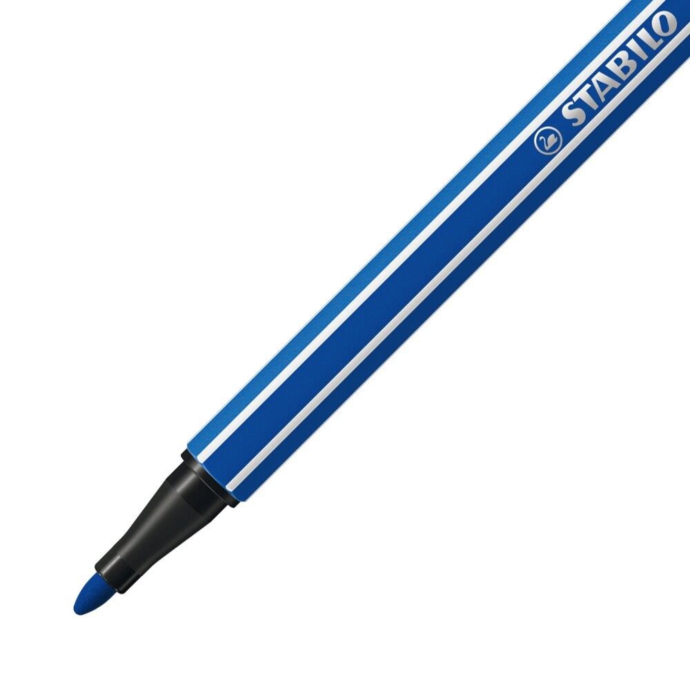 STABILO Faserstift Premium Filzstift Pen 68 6er Set für Hand Lettering, wasservermalbar Austrocknungsschutz bis 24 Stunden