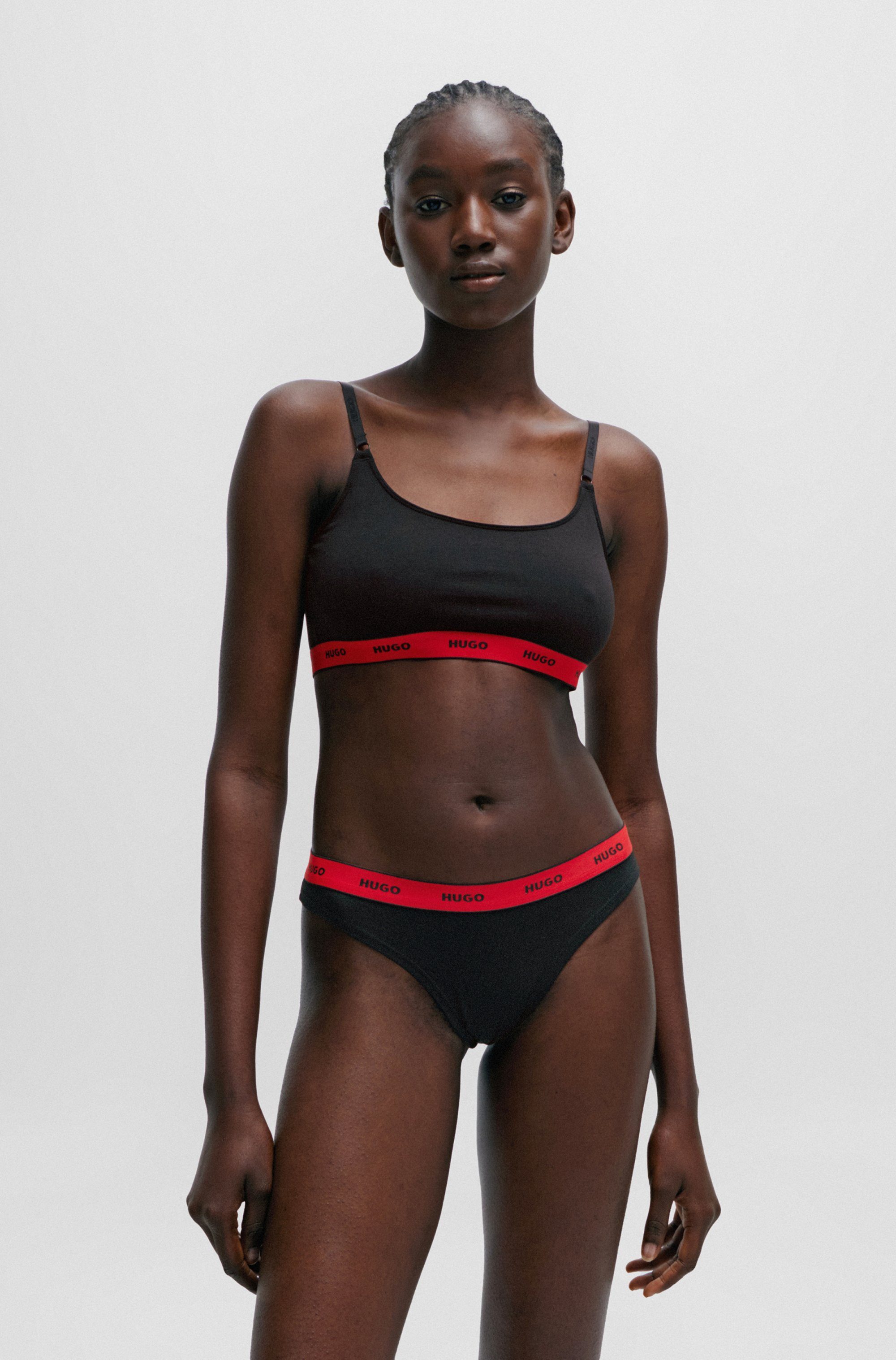 HUGO Bralette-BH TWIN BRALETTE STRIPE (Packung, günstig online kaufen