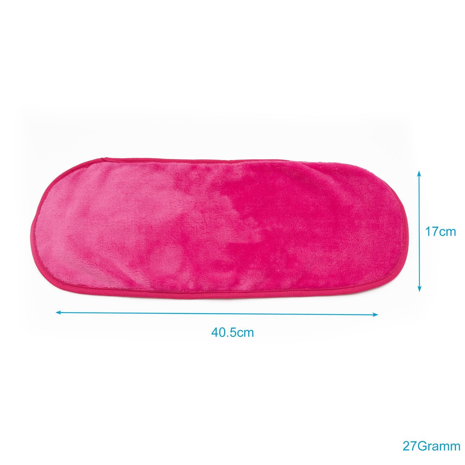 Intirilife Gesichtsreinigungstücher, 3-tlg., Abschminktücher Set Mikrofaser Abschminkpads für Gesicht 40.5 x 17 cm