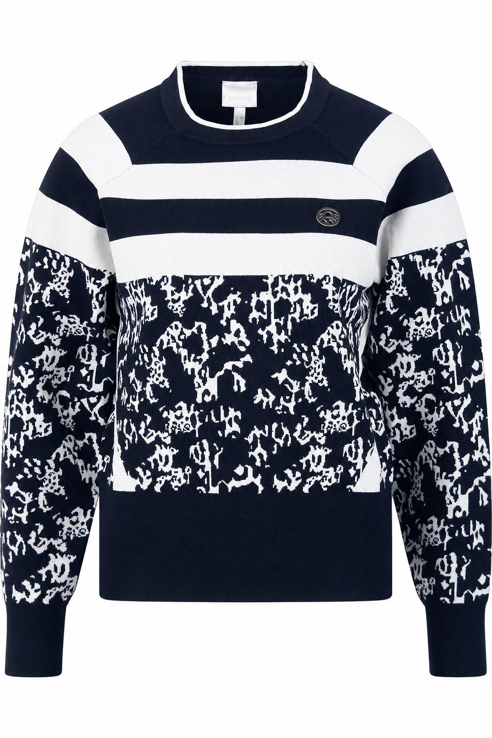 Sportalm Kitzbühel Sweatshirt 450297 Ausdrucksstarker Mustermix mit exklusivem SPORTALM-Emblem.