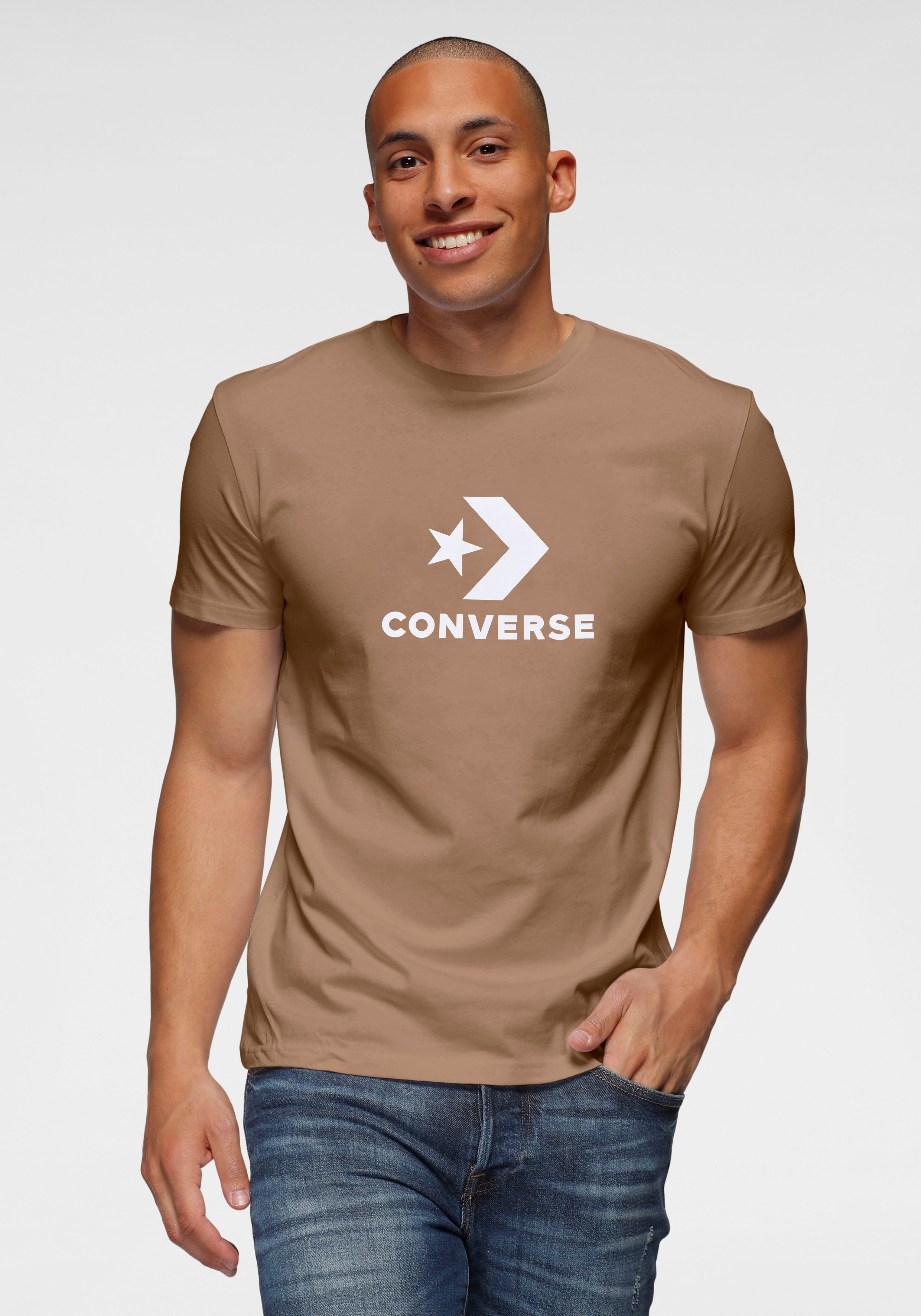 Converse T-Shirt UNISEX CONVERSE GO-TO STAR CHEVRON LOGO STANDARD FIT T-SHIRT (1-tlg)