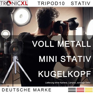 TronicXL Mini Kamerastativ mit Kugelkopf für Nikon Canon Sony Tisch Stativ Ministativ