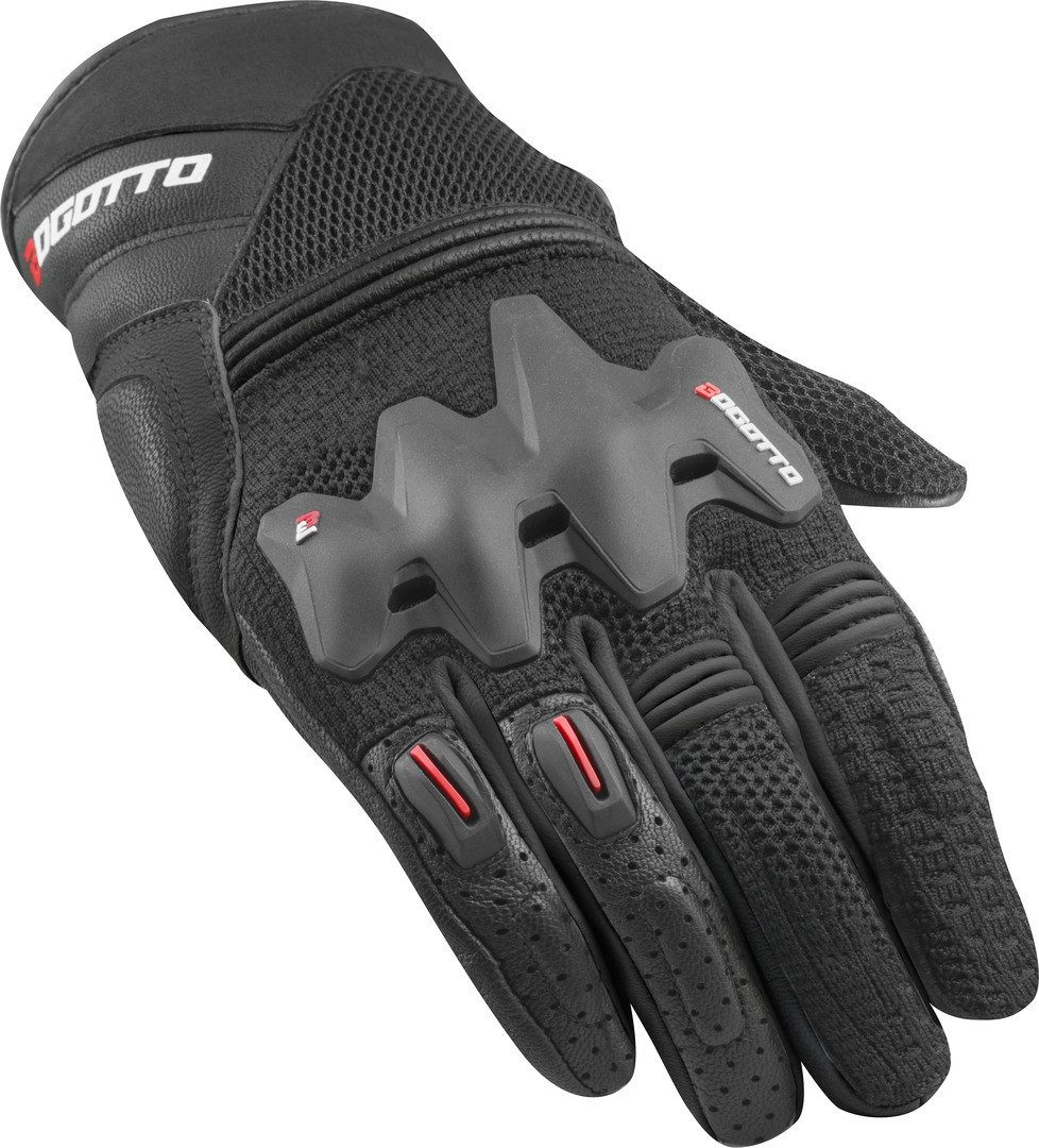 Bogotto Motorradhandschuhe Xatran perforierte Motorrad Handschuhe Atmungsaktiv protektoren