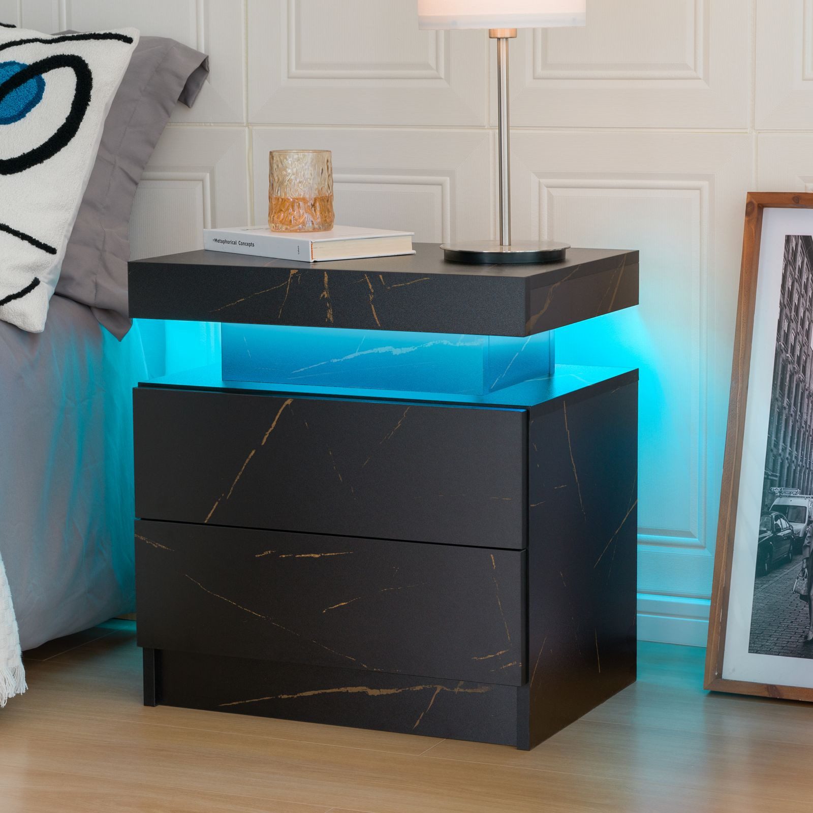 BlingBin Nachttisch LED Nachtschrank Nachtkommode mit günstig online kaufen