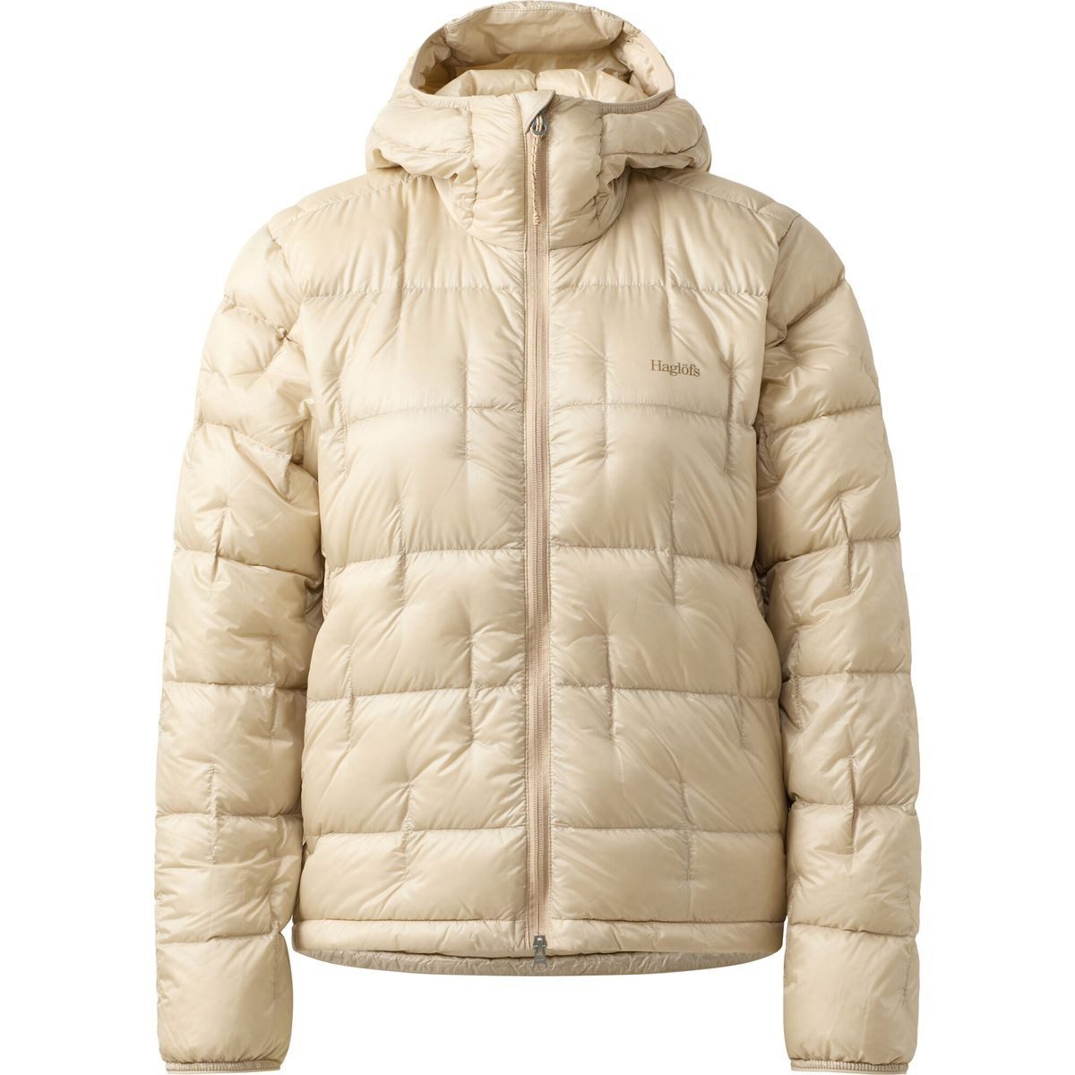 Haglöfs Outdoorjacke Hede Down Hood Women Leichte Damenjacke mit 700 CUIN Daunenfüllung, wasserabweisend
