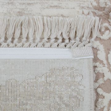 Wollteppich Orientalischer Wollteppich - verwaschener Effekt - braun, Carpetia, rechteckig, Höhe: 10 mm, Maschinengewebt