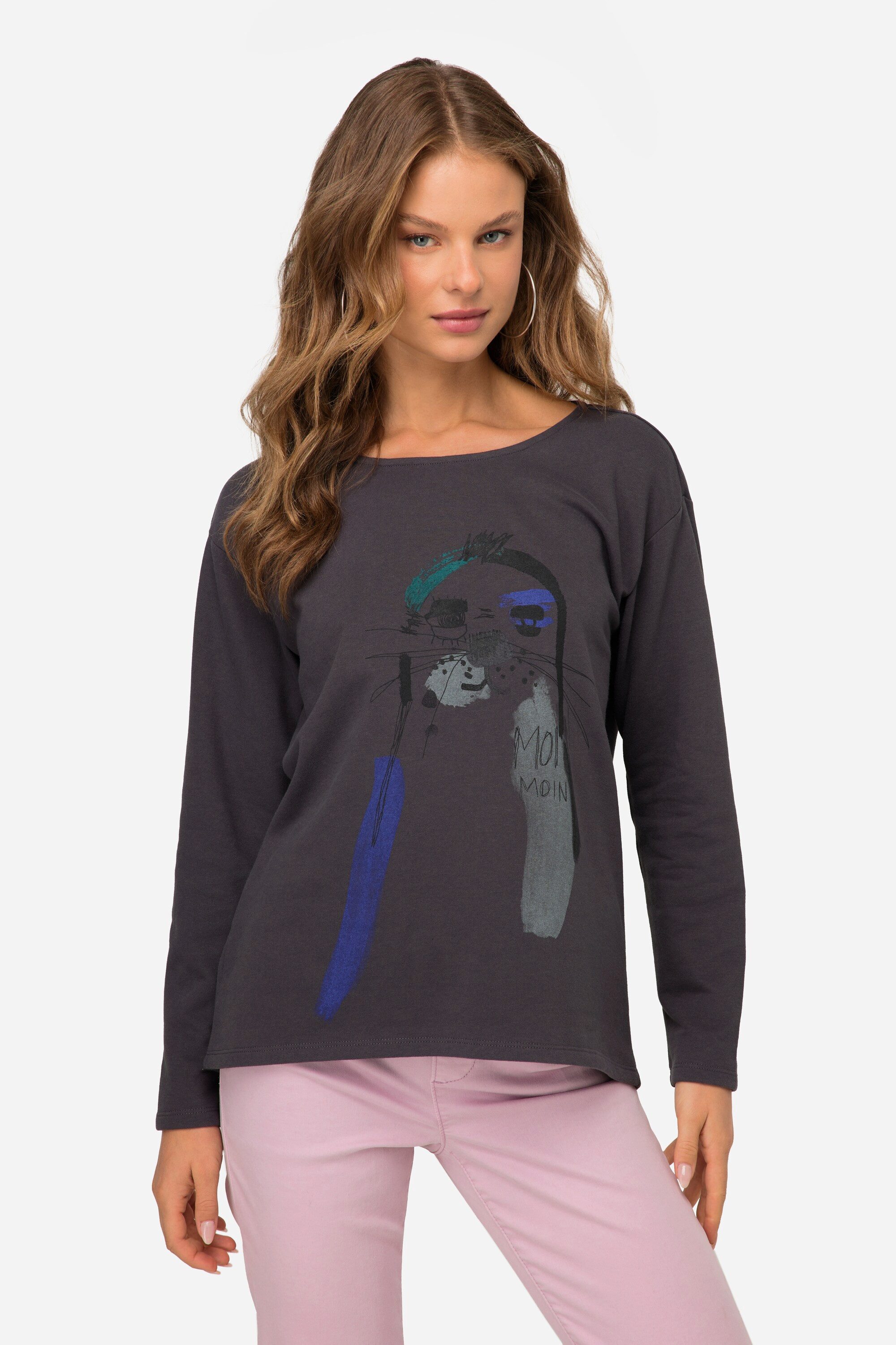 Laurasøn Sweatshirt Sweatshirt oversized Robben Print günstig online kaufen