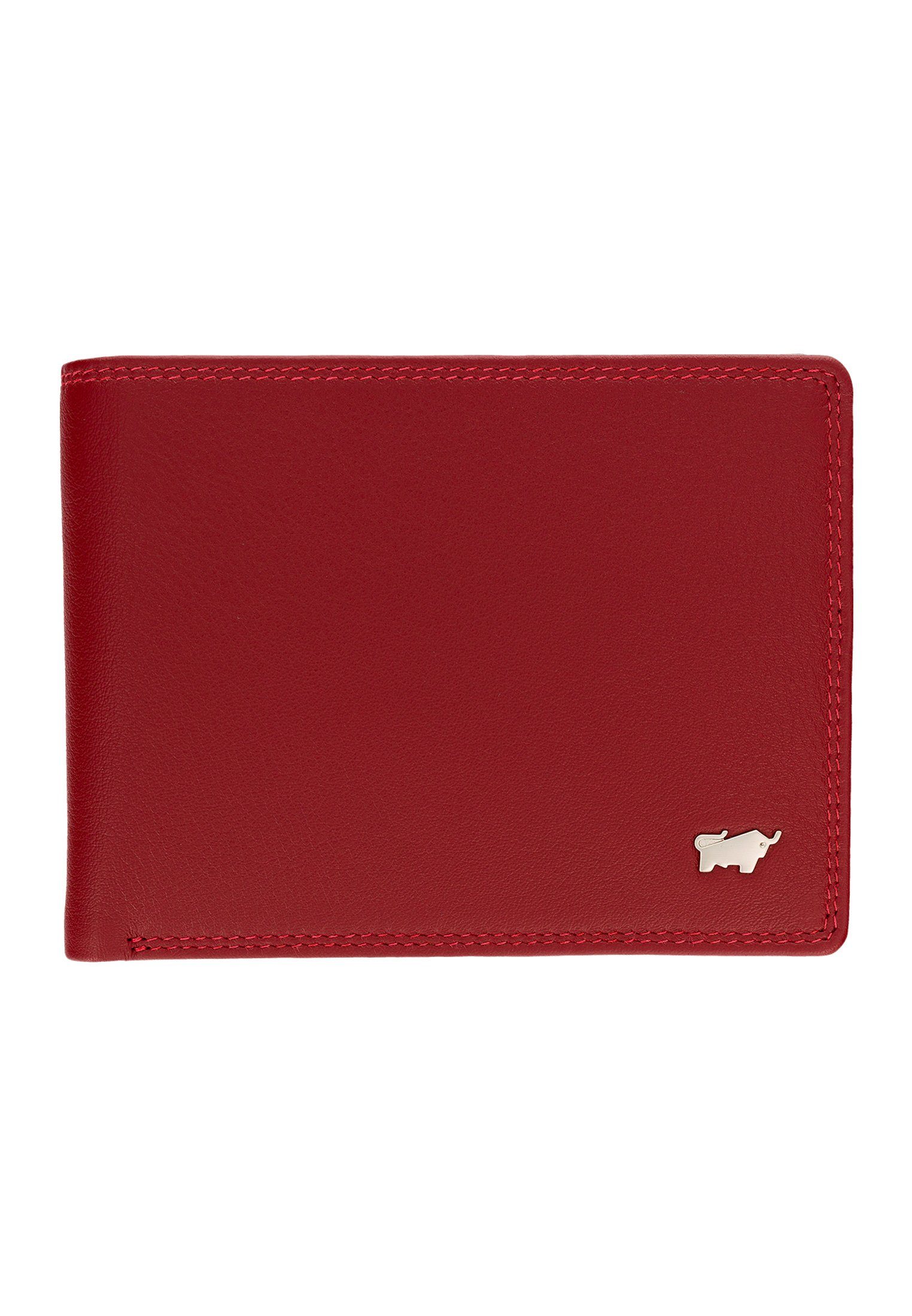 Braun Büffel Geldbörse 8CS, mit Overflap 2.0 8 GOLF rot Geldbörse und Kartenfächern