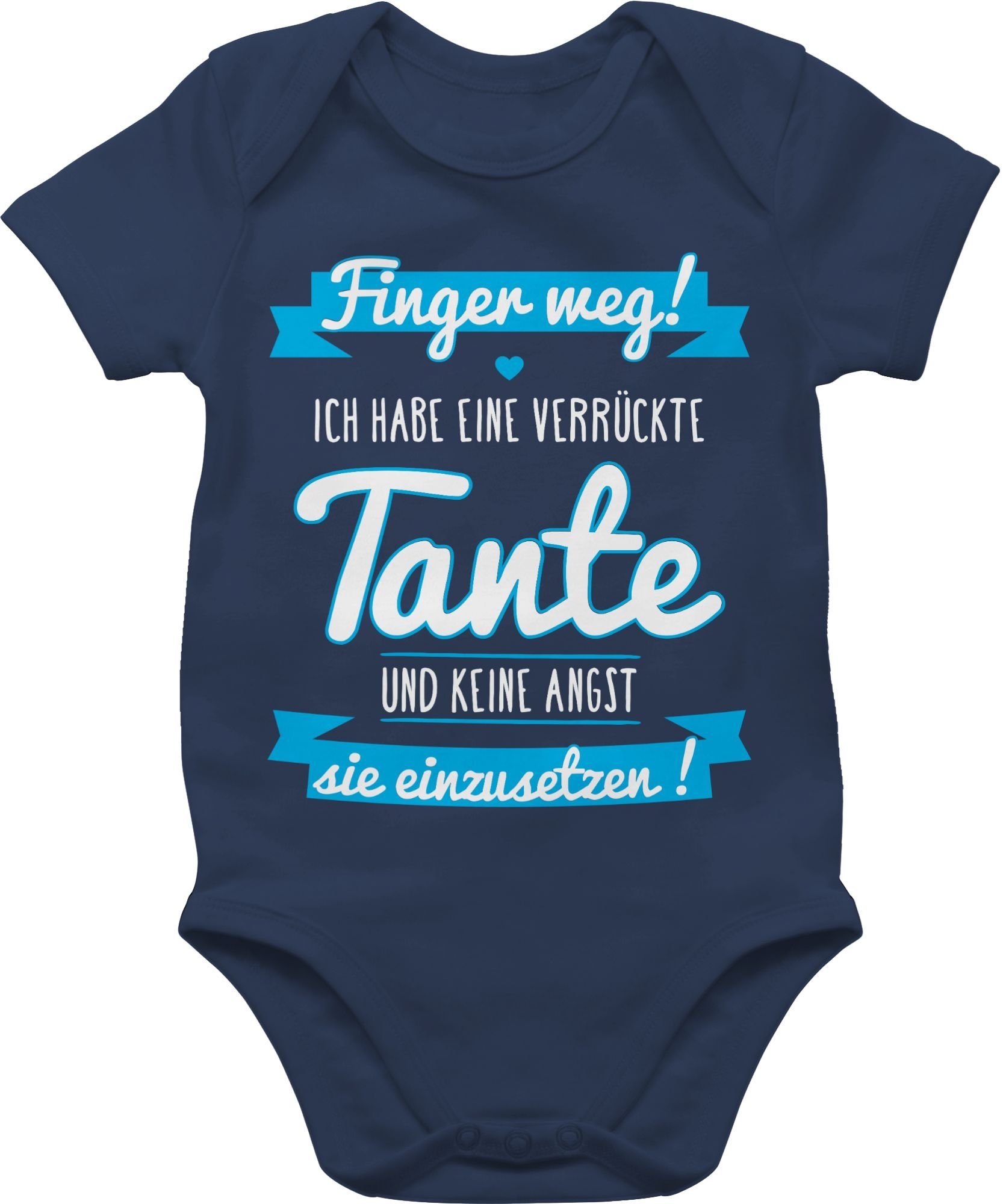 Shirtracer Shirtbody Ich habe eine verrückte Tante Blau Tante 1 Navy Blau