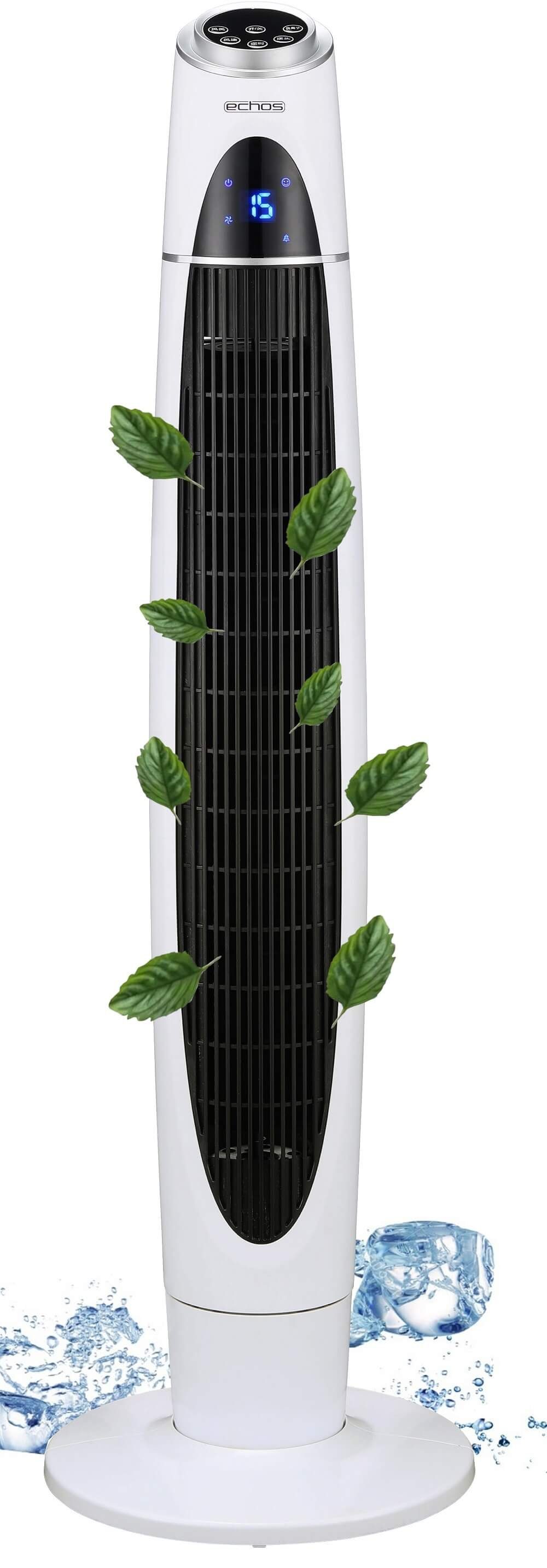 LCD Turmventilator 40W Standventilator Säulenventilator Ventilator mit Timer DHL 