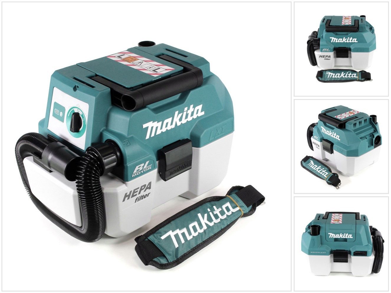 Makita Nass-Trocken-Akkusauger DVC 750 LZX3 Akku Пылесосы Nass und Trockensauger 18 V 7,5 l tragb