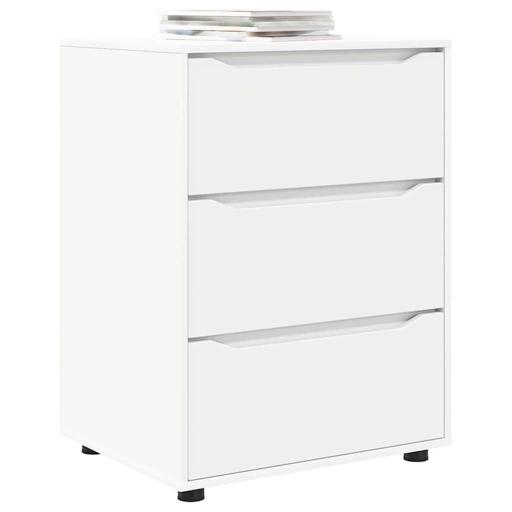 vidaXL Mehrzweckschrank Aufbewahrungsschrank Weiß 60 x 48 x 81 cm Holzwerks günstig online kaufen