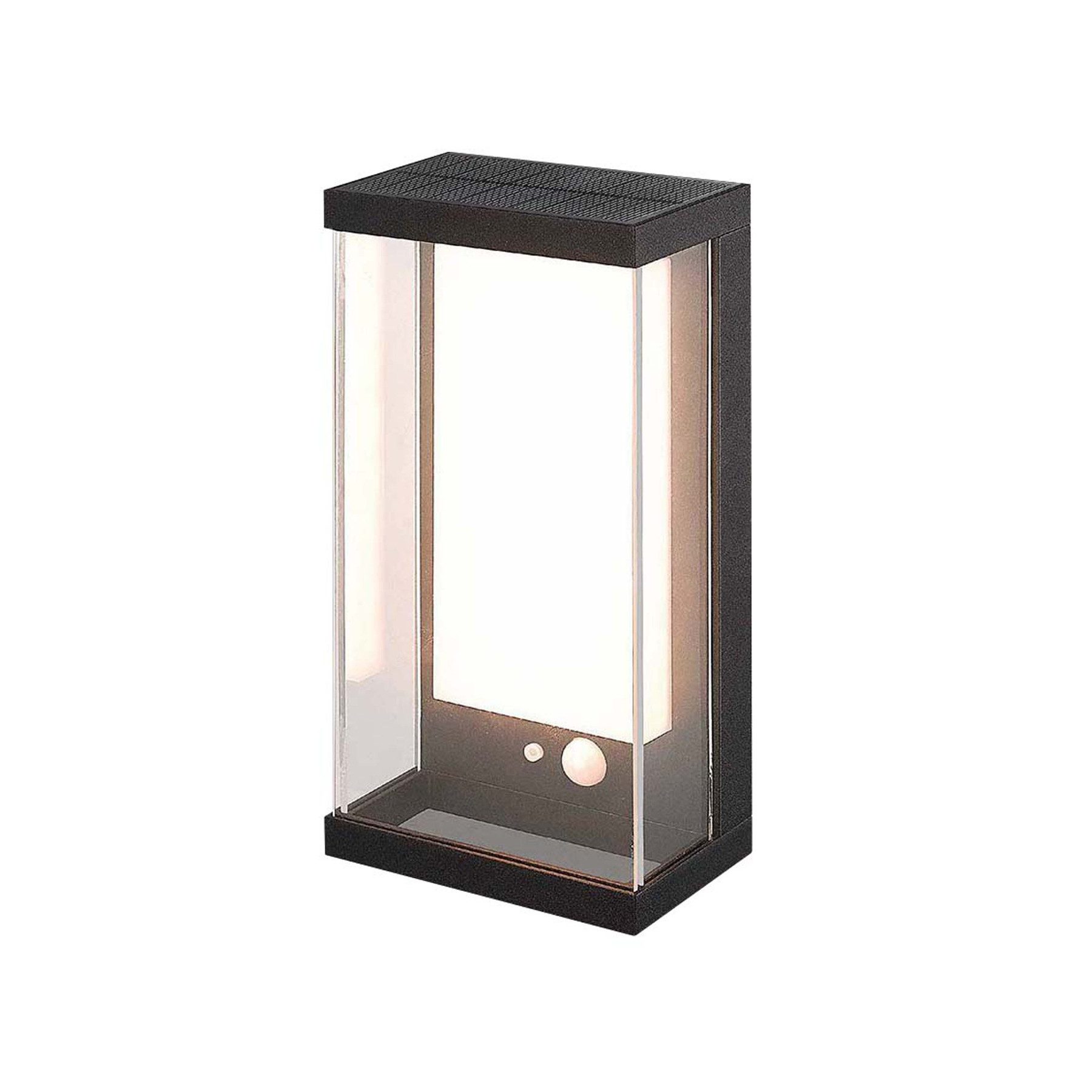 V-TAC Außen-Wandleuchte V-TAC Solar LED-Außenleuchte VT-1193, 1 W, 3000 K, mit Sensor