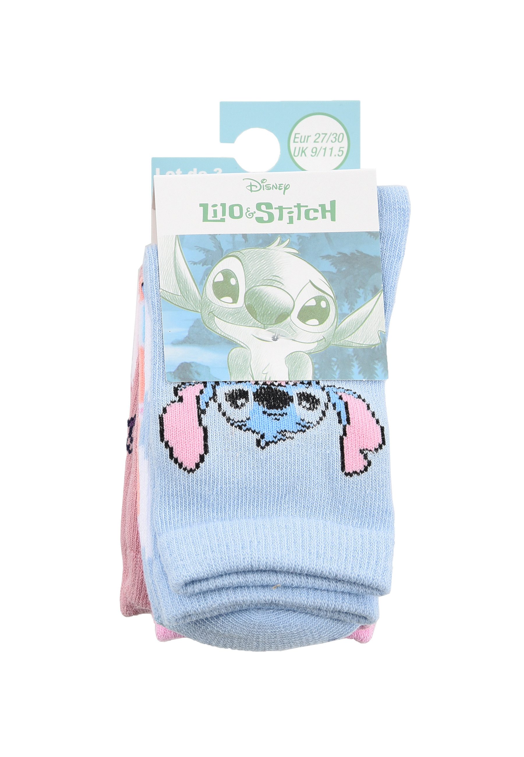 Stitch Socken 3-er Pack Mädchen Socken Strümpfe (3-Paar)