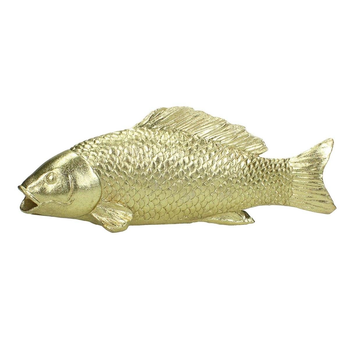Engelnburg Dekofigur Engelnburg Hochwertige Dekofigur Skulptur Gold 30,5x9x12cm