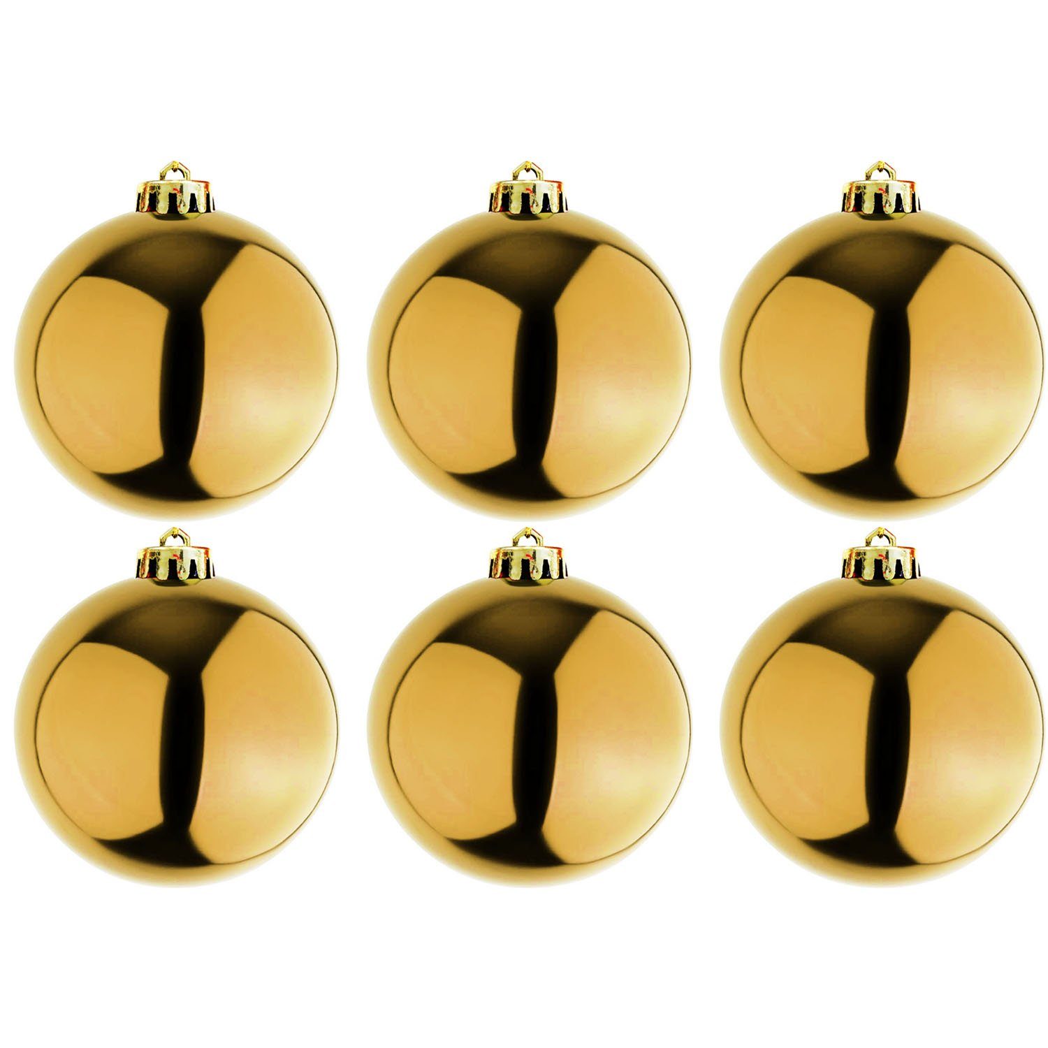 Mojawo Weihnachtsbaumklammer 6 Stück XL Weihnachtsbaumkugeln Christbaumkuge günstig online kaufen