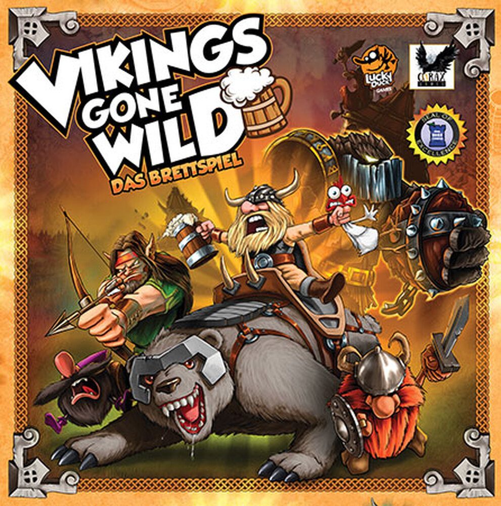 Corax Games Spiel Vikings Gone Wild - Das Brettspiel