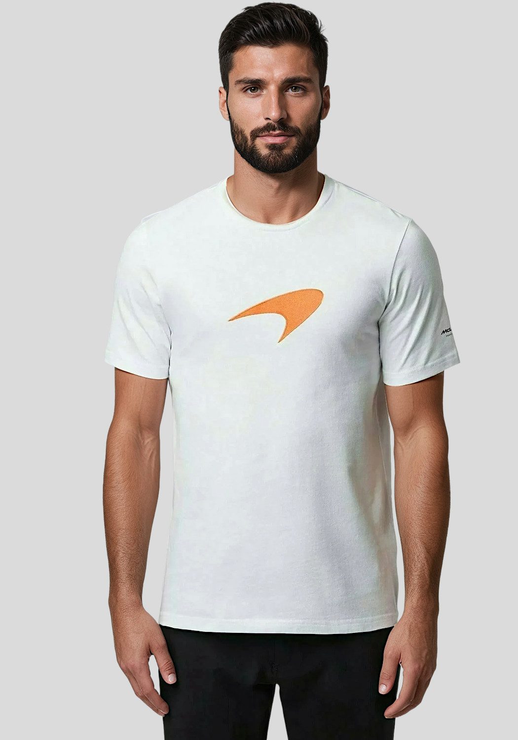 Castore T-Shirt McLaren F1 Team Shirt Core Speedmark bequemes Baumwollshirt im klassischen Motorsport-Look