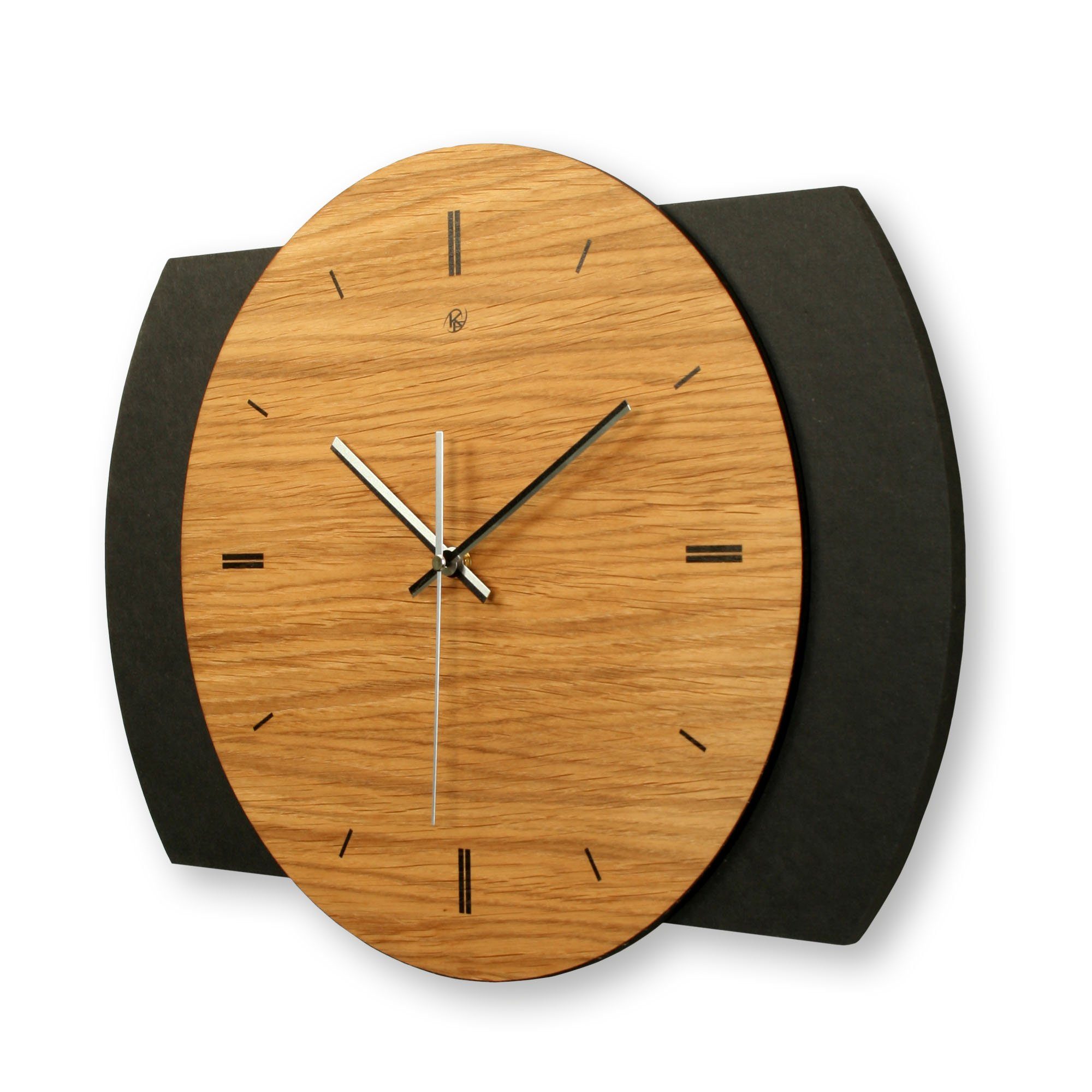 modern) Kreative Funk- Wanduhr (ohne außergewöhnlich, elegant, „Modern Design-Wanduhr Ticken; Holz aus Feder oder Style“ Quarzuhrwerk;