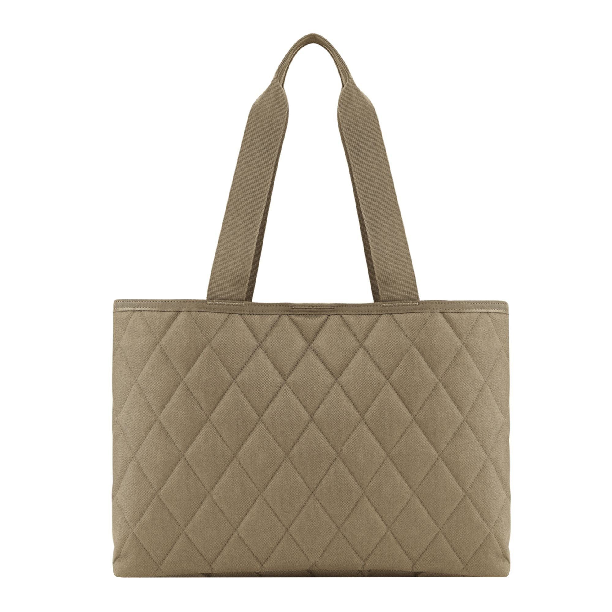 Shopping, Polyester Shopper REISENTHEL® rhombus olive