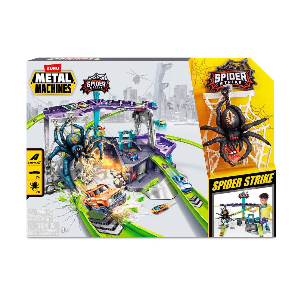 ZURU Spielzeug-Traktor Zuru Metal Machines Rennbahn - Spider Strike günstig online kaufen