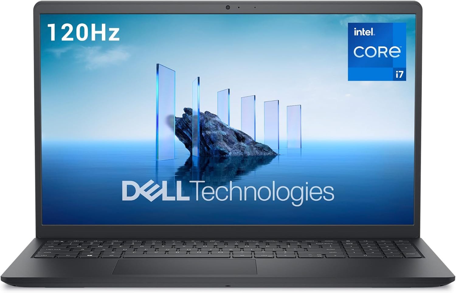 Dell Dell 15 Laptop i7-1355U, 16 GB, 512 GB SSD Windows 11 Office Studium Notebook (39,6 cm/15,6 Zoll, Intel Core i7 1355U, Intel UHD Graphics, 16 GB, 512 GB SSD, 120 Hz Full HD Monitor, Webcam, Kartenleser)