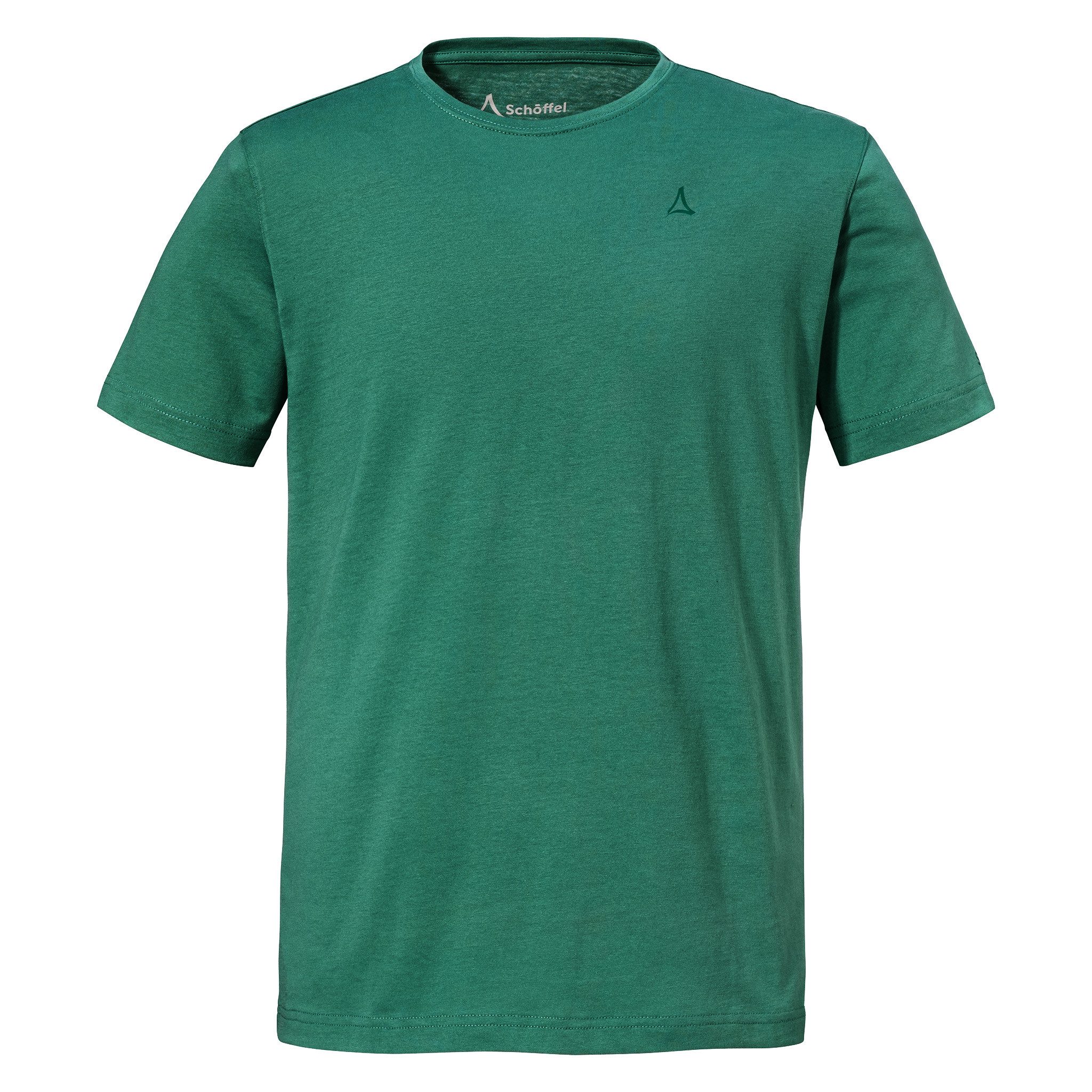 Schöffel T-Shirt T-Shirt Hohberg mit Markenlogo auf der linken Brust