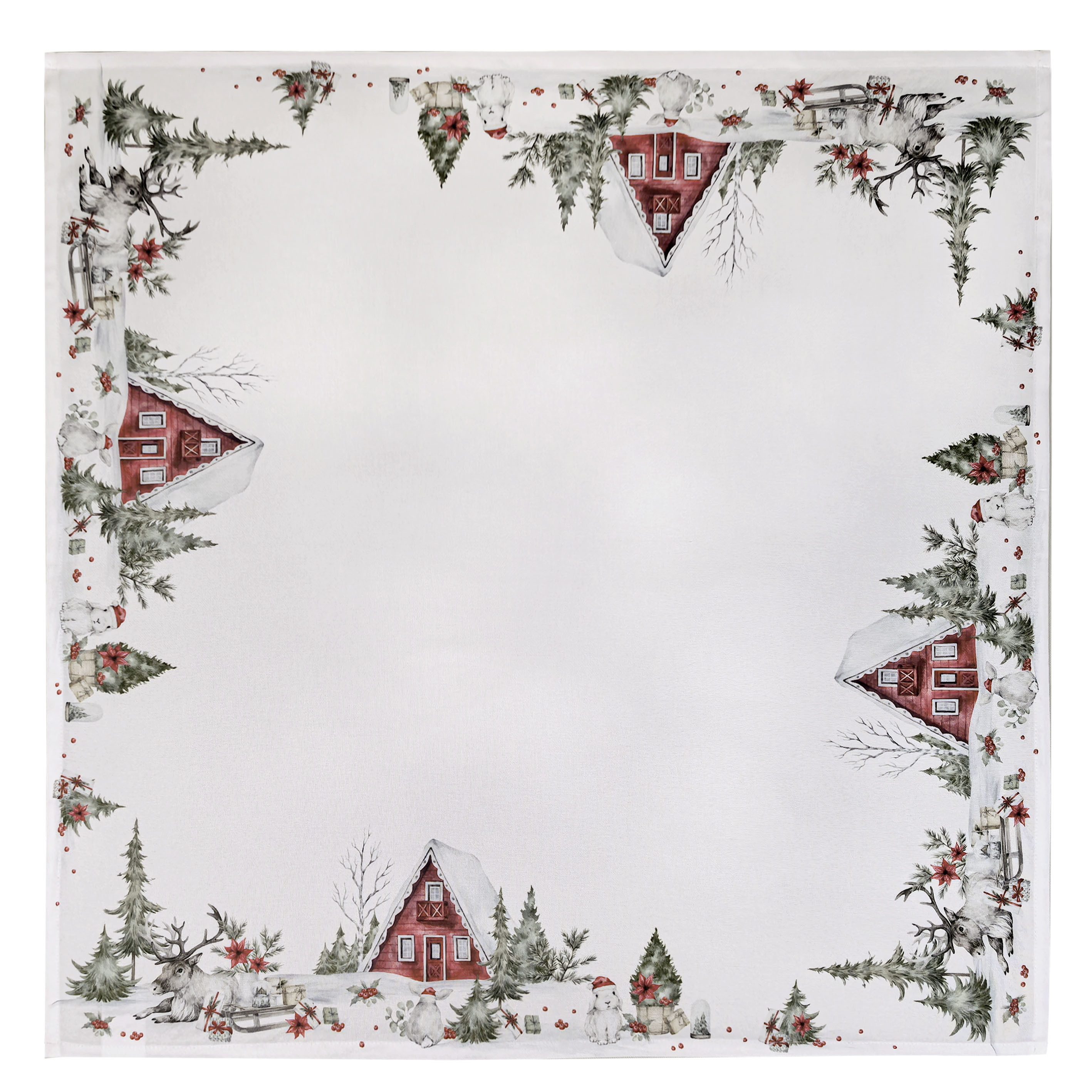 OTTO home Tischdecke Lealux (1-tlg), Deko, Esszimmer, Wohnzimmer, bedruckt, festlich, weihnachtlich