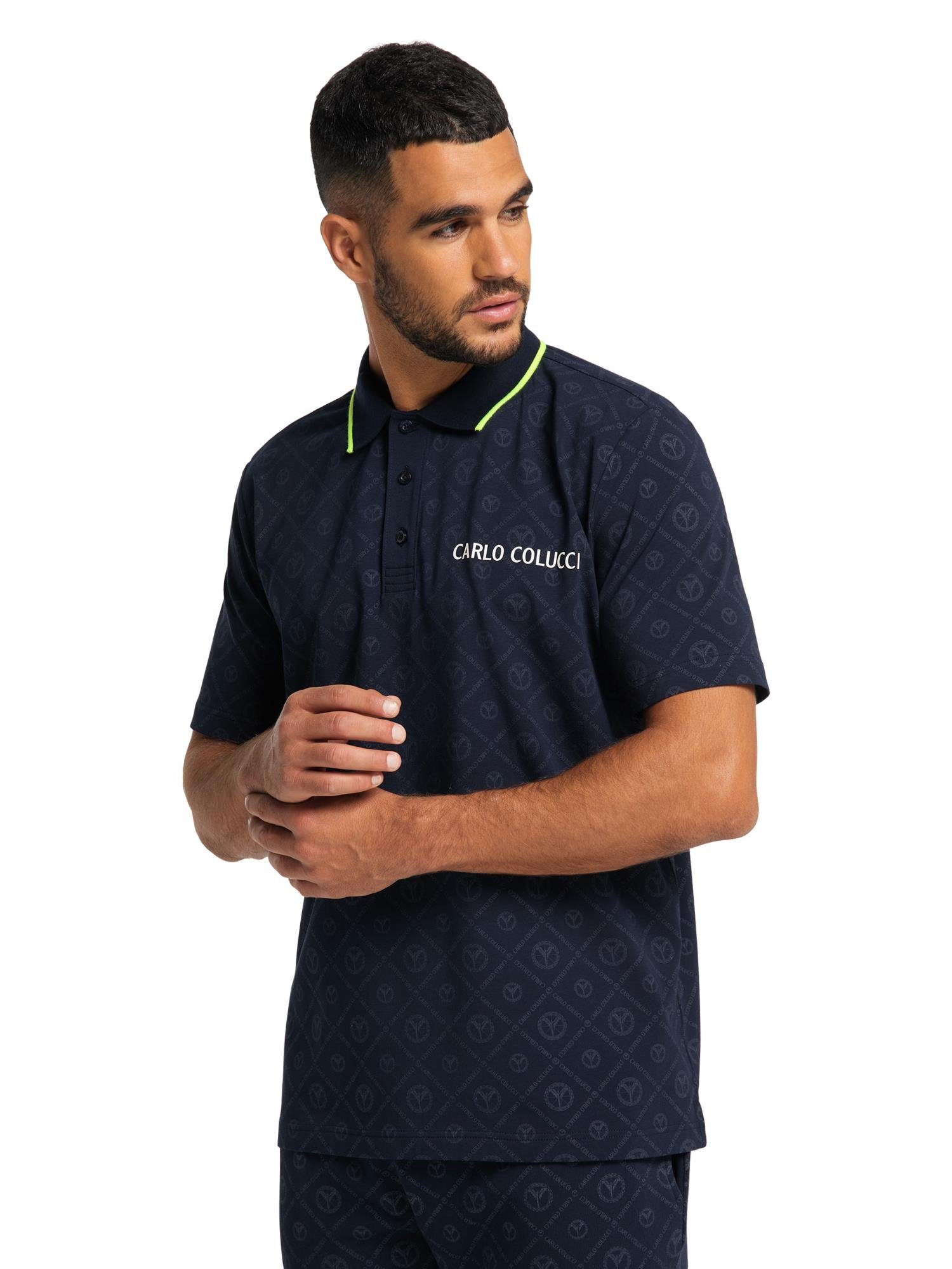 Poloshirt CARLO COLUCCI Colleoni Navy