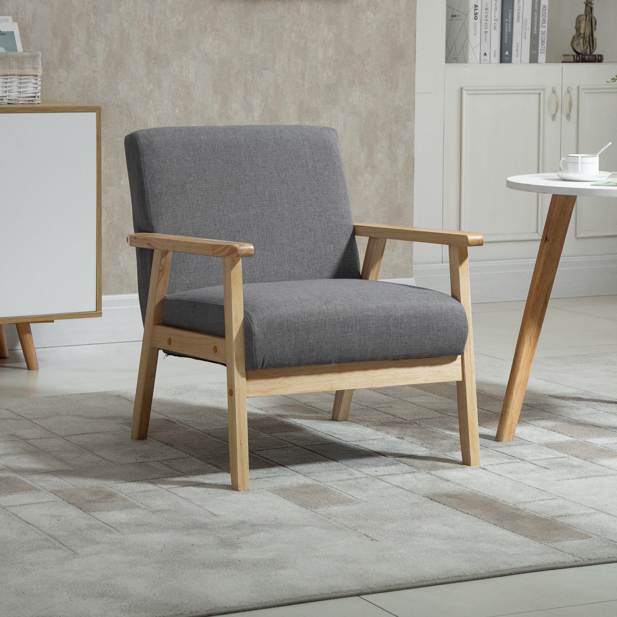HOMCOM Relaxsessel Loungesessel mit Armlehnen in günstig online kaufen