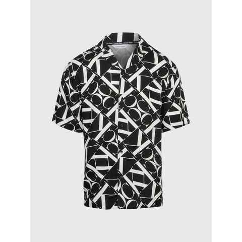 Calvin Klein Swimwear Kurzarmhemd RESORT SHIRT-PRINT mit Allover-Muster