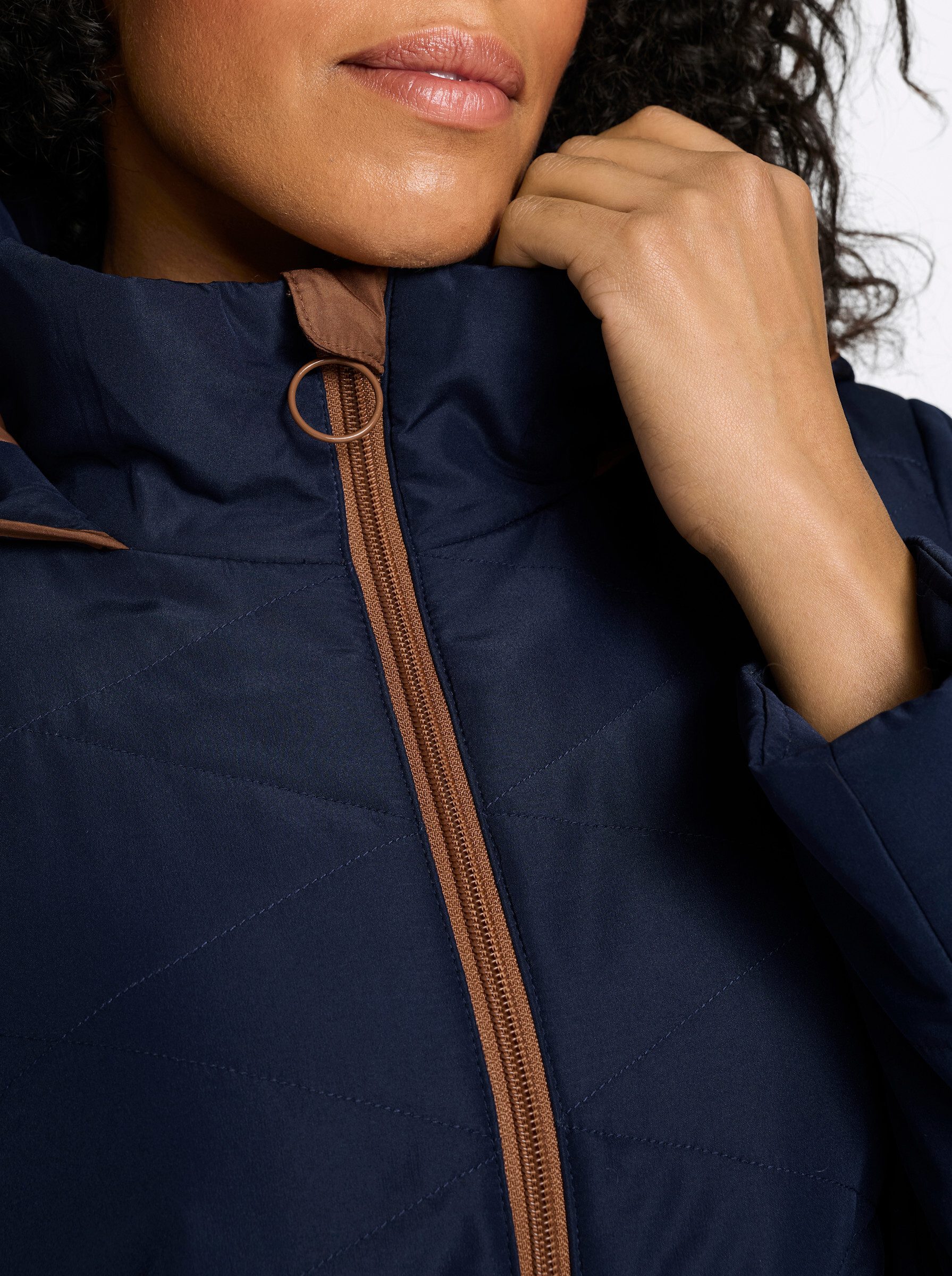 Sieh an! Shirtjacke Steppjacke