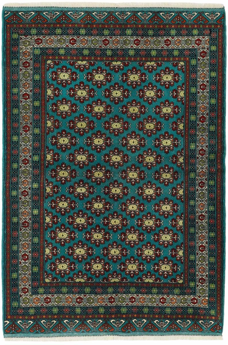 Orientteppich Turkaman 138x200 Handgeknüpfter Orientteppich 6 mm Trading, Höhe: Nain / Perserteppich, rechteckig