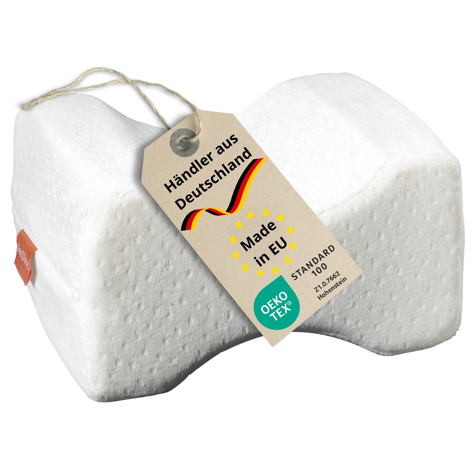 sleepling Kniekissen orthopädisches Beinkissen, (1-St., Memory Foam Kissen), für Seitenschläfer