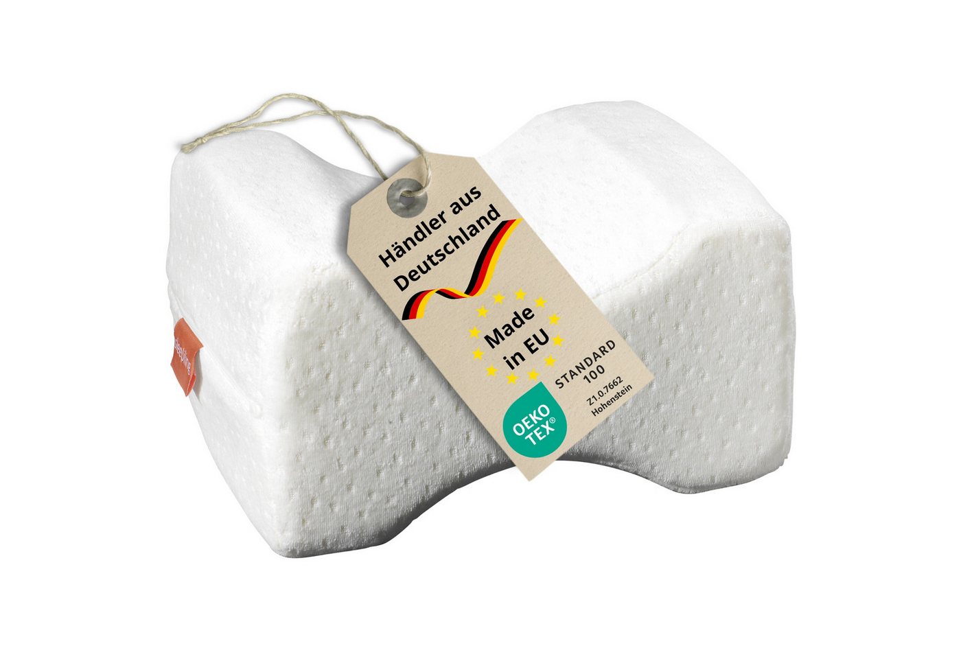 sleepling Kniekissen orthopädisches Beinkissen, (1-St., Memory Foam Kissen), für Seitenschläfer