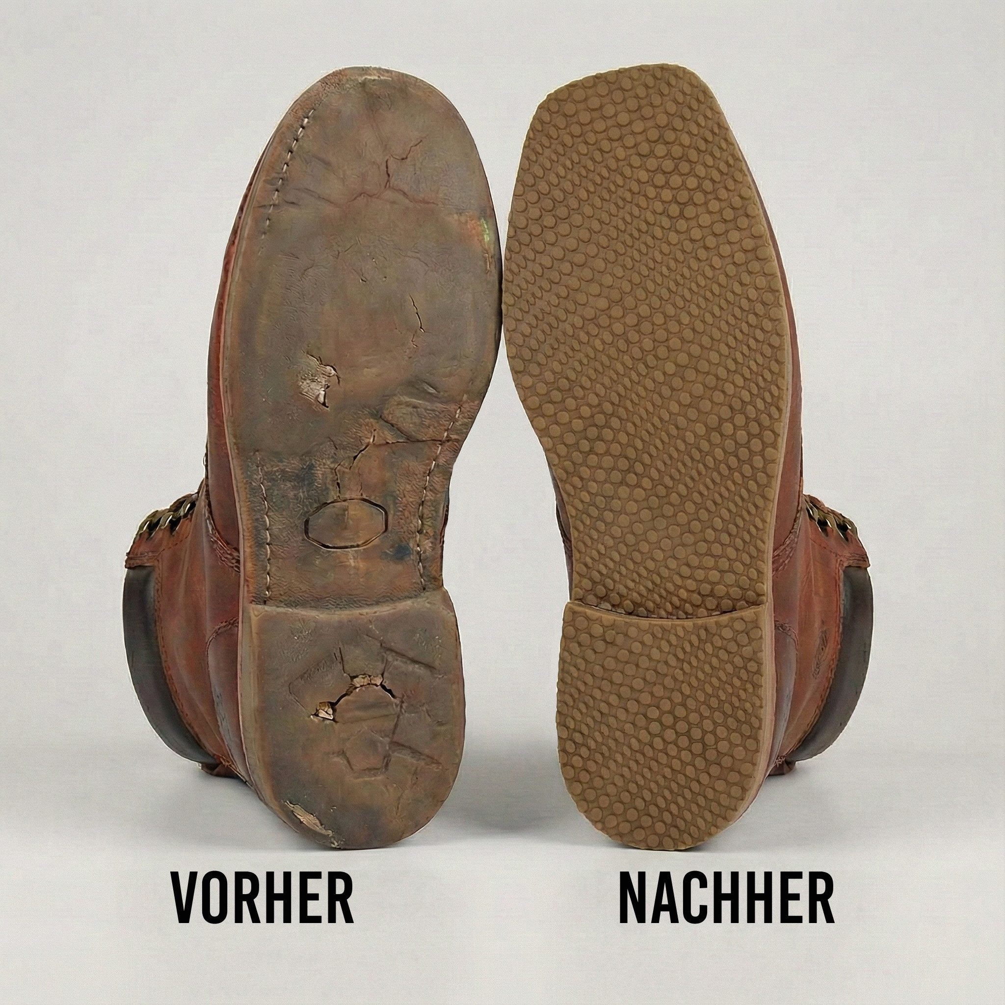 Langlauf Schuhbedarf Einlegesohlen Langlauf® Premium Zellkautschuk Langsohle Sohle "Croco caramel" 4mm