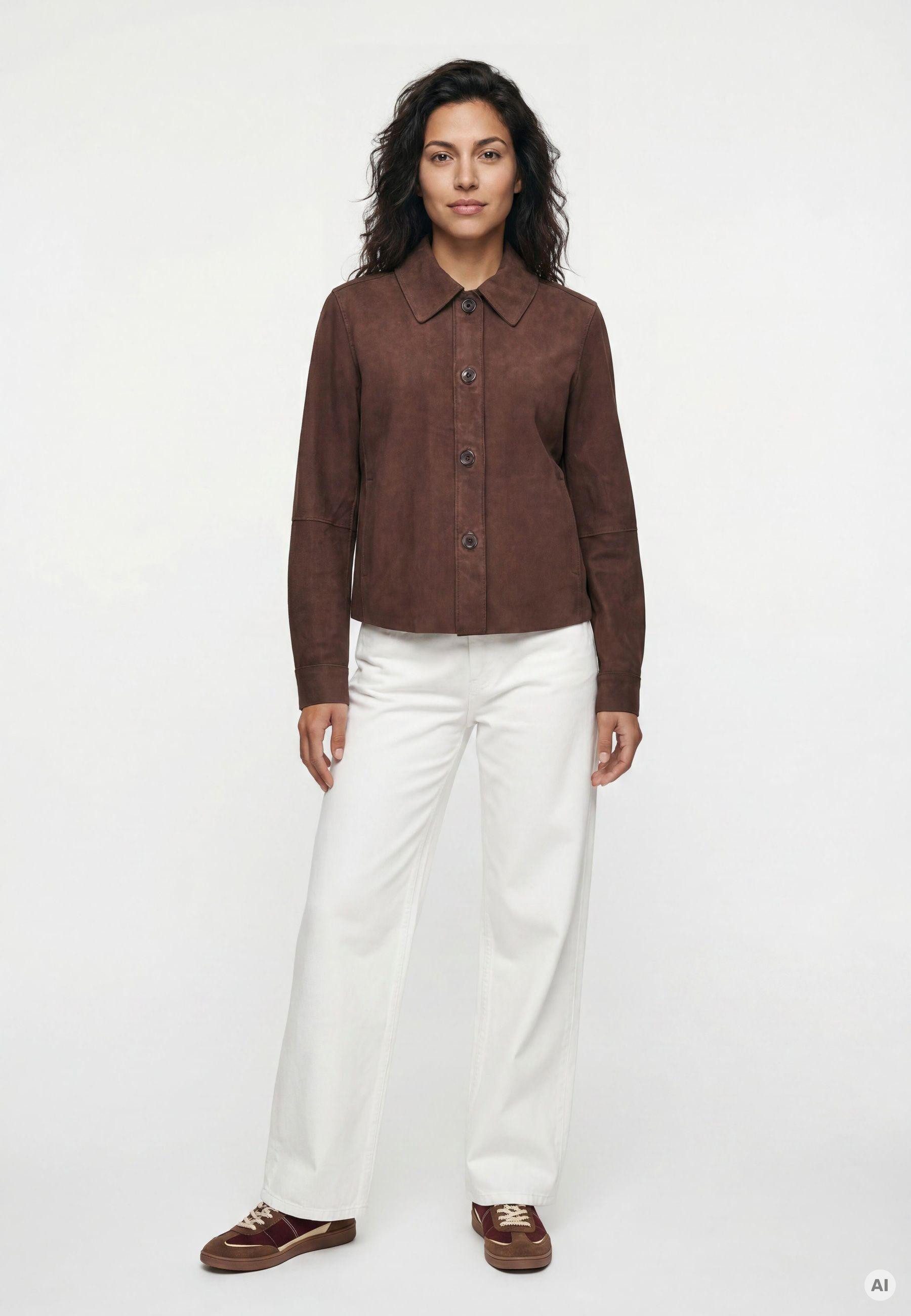 MILESTONE Hemdjacke MSCoco Damen Overshirt Übergangsjacke