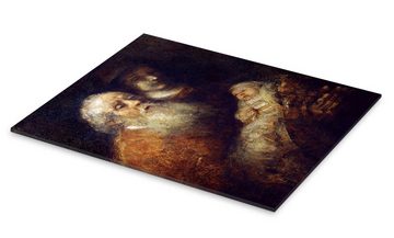 Posterlounge Acrylglasbild Rembrandt van Rijn, Simeon mit Jesusknabe, Malerei