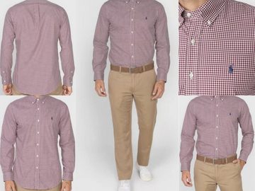 Ralph Lauren Langarmhemd POLO RALPH LAUREN Classic Fit Shirt Hemd Checked Heritage College Karo