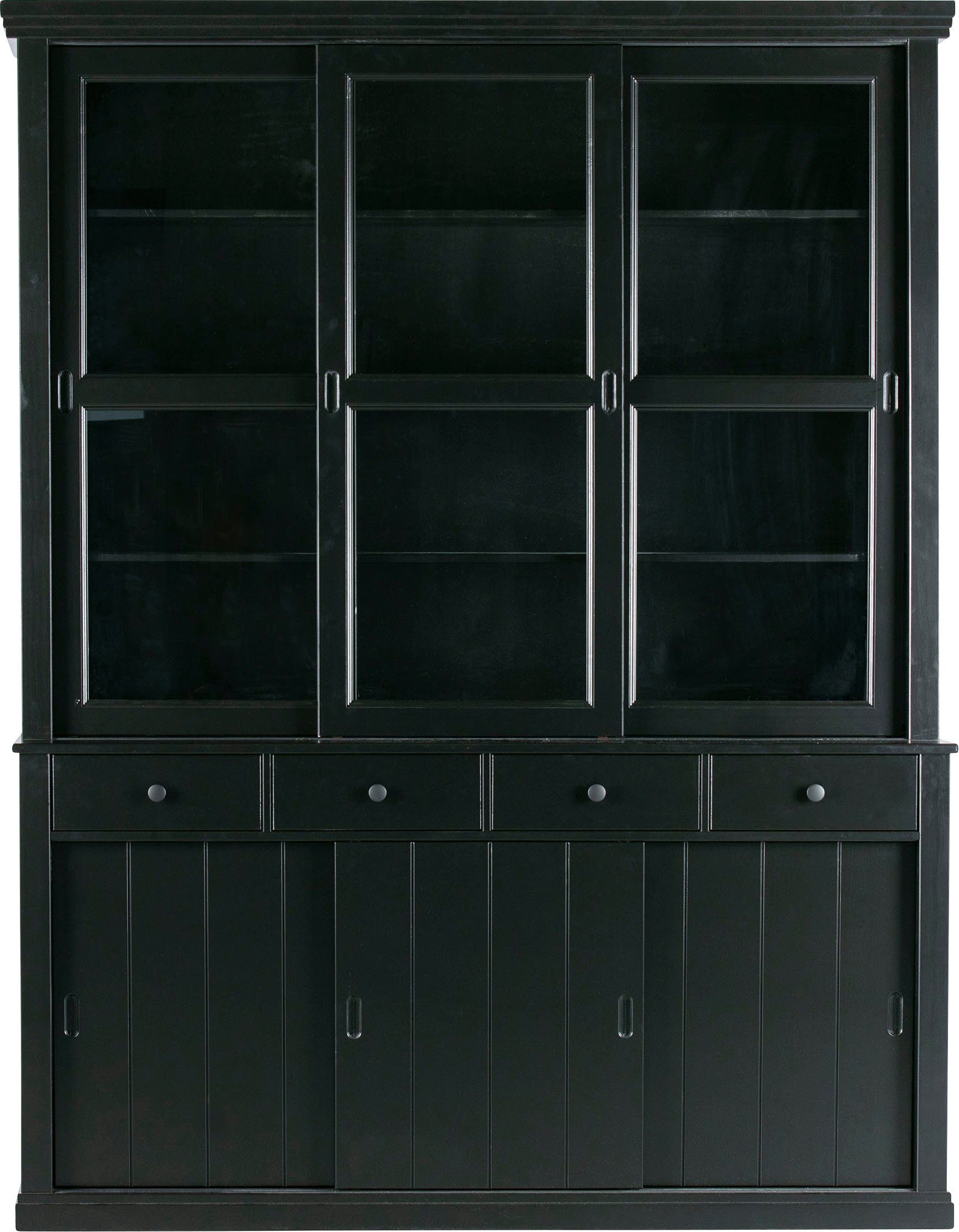 WOOOD Buffet Lagos viel Stauraum, mit Glastüren, H 213 cm x B 163 cm